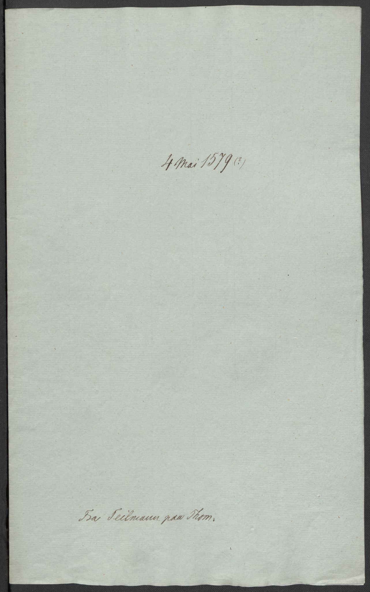 Riksarkivets diplomsamling, AV/RA-EA-5965/F02/L0081: Dokumenter, 1579, p. 14