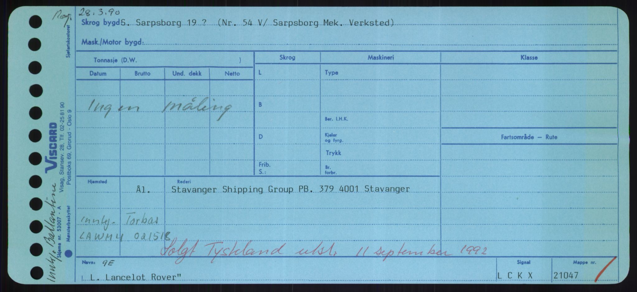 Sjøfartsdirektoratet med forløpere, Skipsmålingen, RA/S-1627/H/Hd/L0022: Fartøy, L-Lia, p. 135