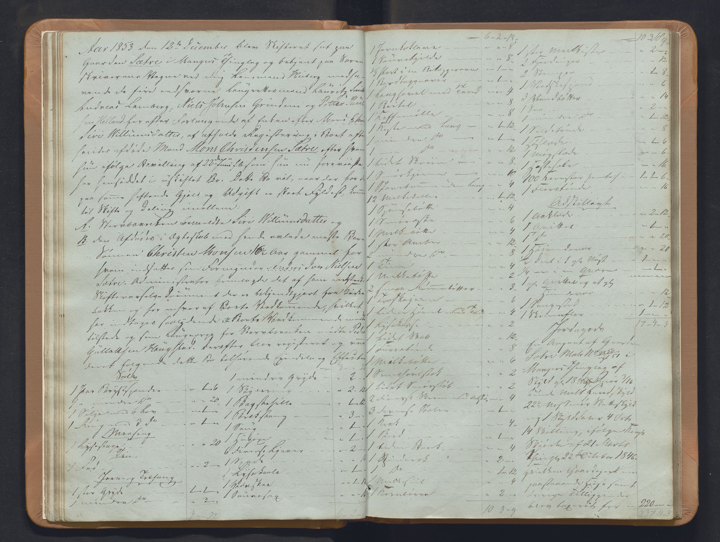 Nordhordland sorenskrivar, SAB/A-2901/1/H/Hb/L0018: Registreringsprotokollar, 1853-1856, p. 18