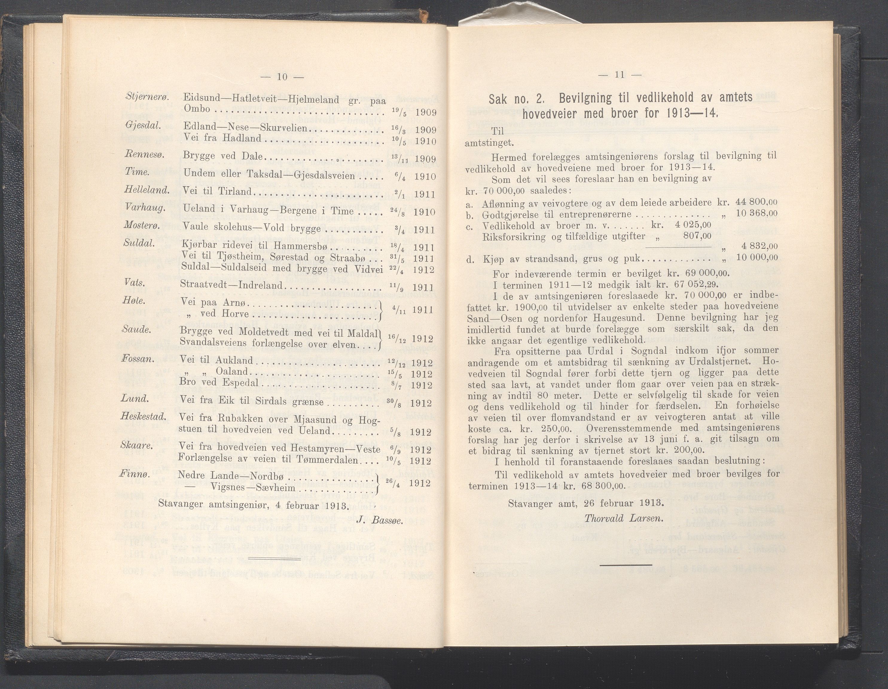 Rogaland fylkeskommune - Fylkesrådmannen , IKAR/A-900/A, 1913, p. 15