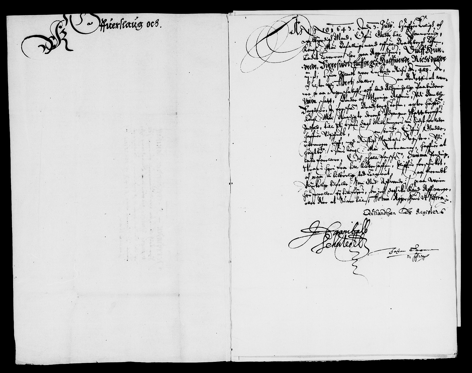 Rentekammeret inntil 1814, Reviderte regnskaper, Lensregnskaper, AV/RA-EA-5023/R/Rb/Rbp/L0029: Bratsberg len, 1643-1644