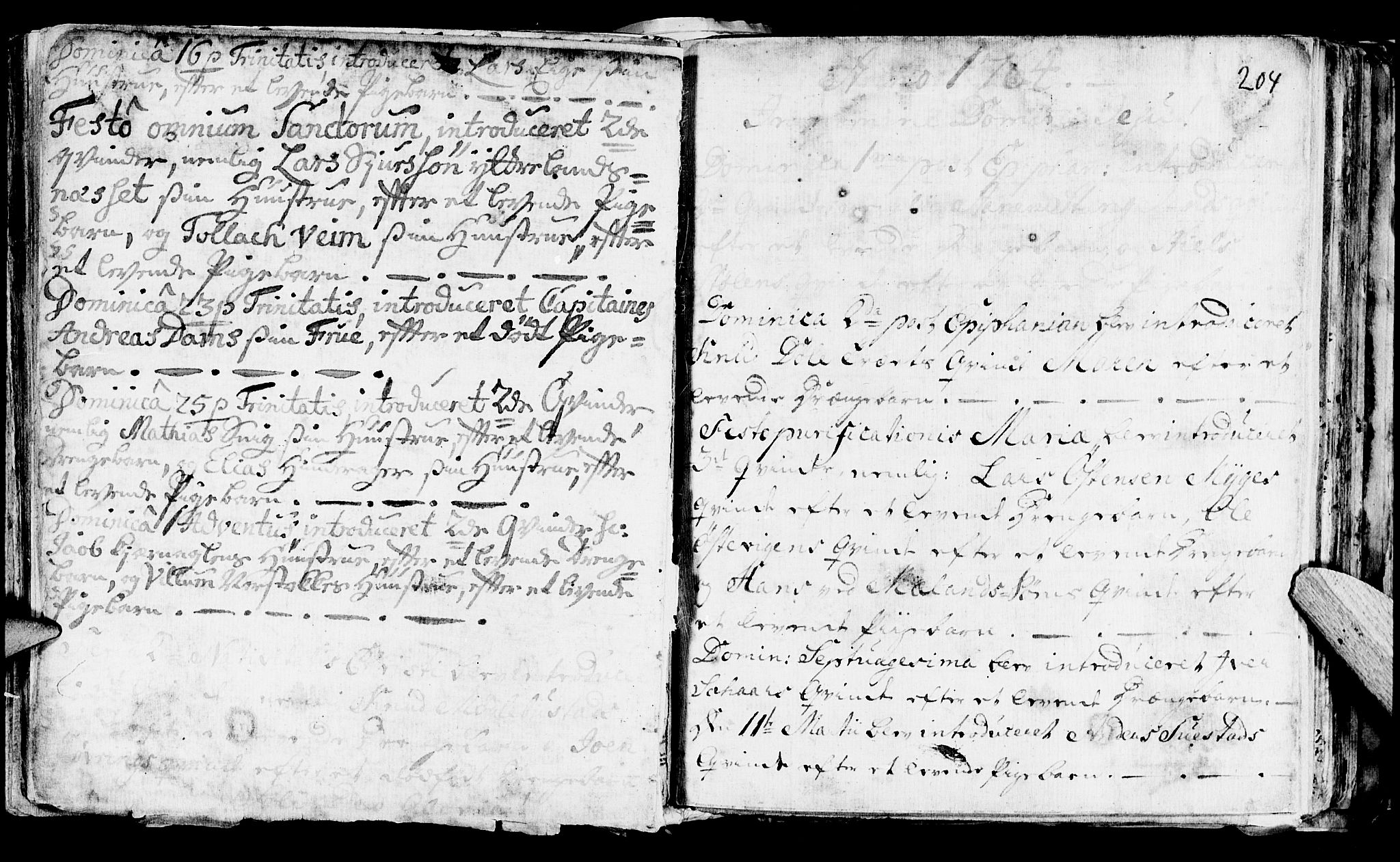 Avaldsnes sokneprestkontor, AV/SAST-A -101851/H/Ha/Haa/L0001: Parish register (official) no. A 1, 1711-1764, p. 204