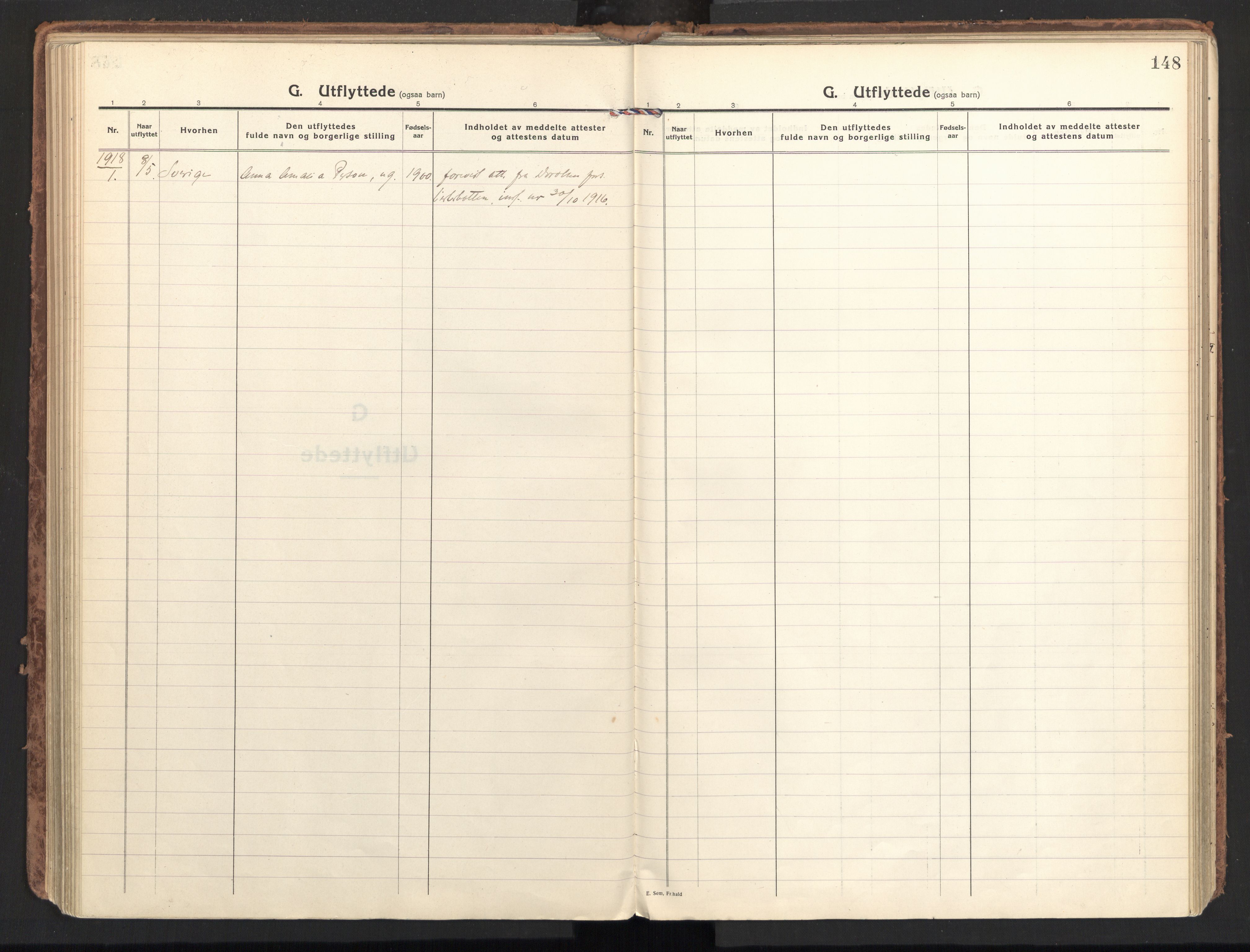 Ministerialprotokoller, klokkerbøker og fødselsregistre - Nordland, SAT/A-1459/801/L0018: Parish register (official) no. 801A18, 1916-1930, p. 148