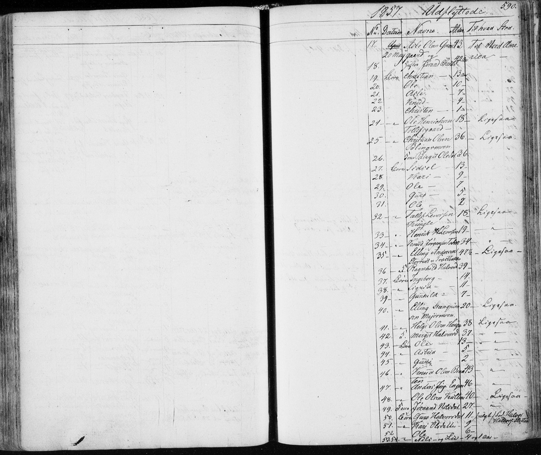 Nes kirkebøker, AV/SAKO-A-236/F/Fa/L0009: Parish register (official) no. 9, 1834-1863, p. 590