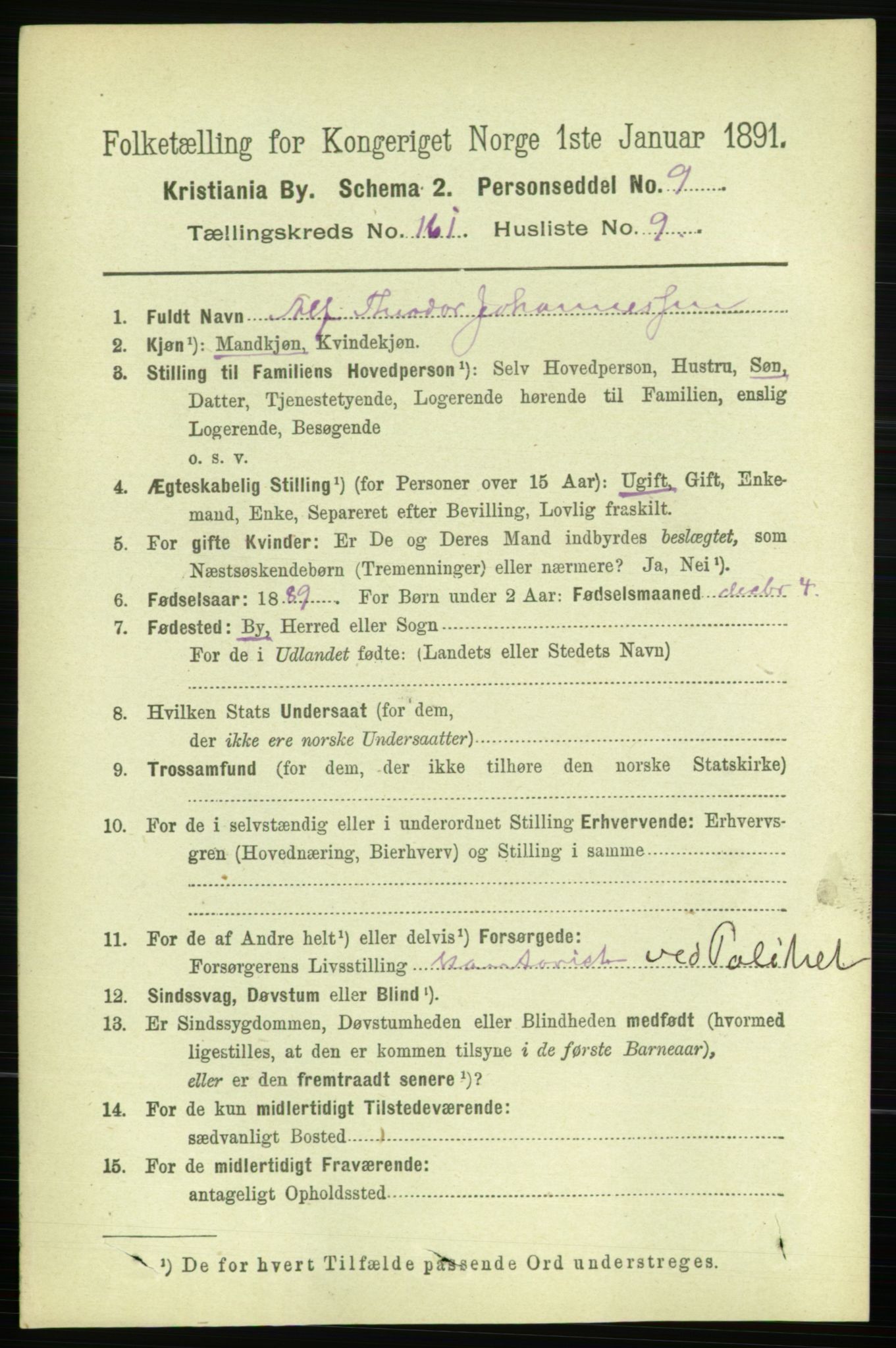 RA, 1891 census for 0301 Kristiania, 1891, p. 91779
