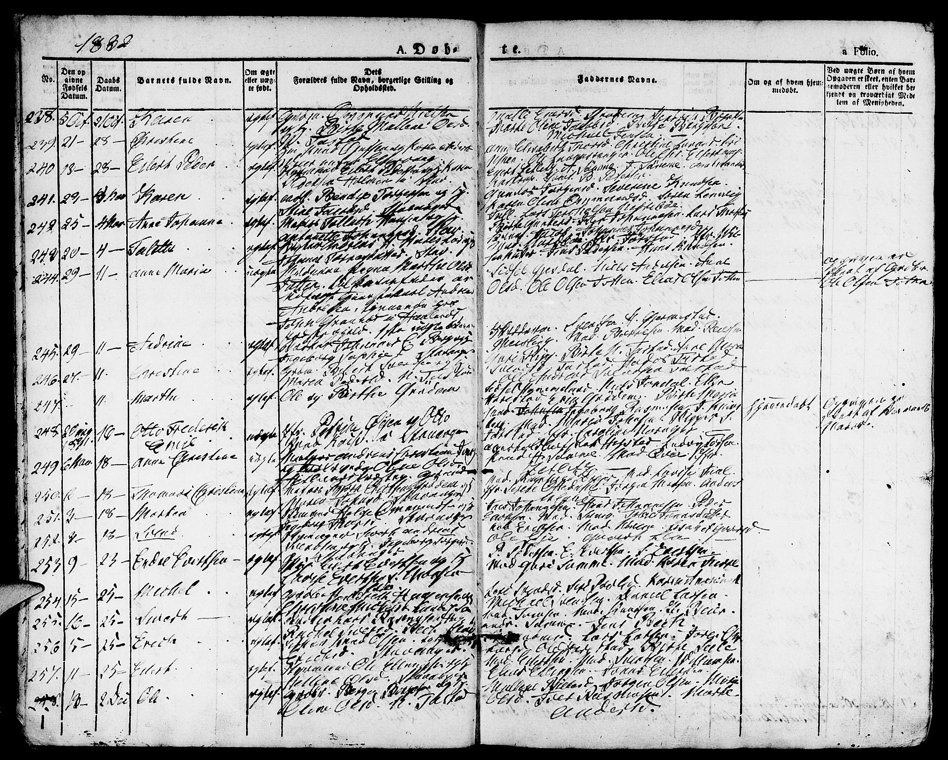 Domkirken sokneprestkontor, AV/SAST-A-101812/001/30/30BA/L0011: Parish register (official) no. A 11, 1832-1856