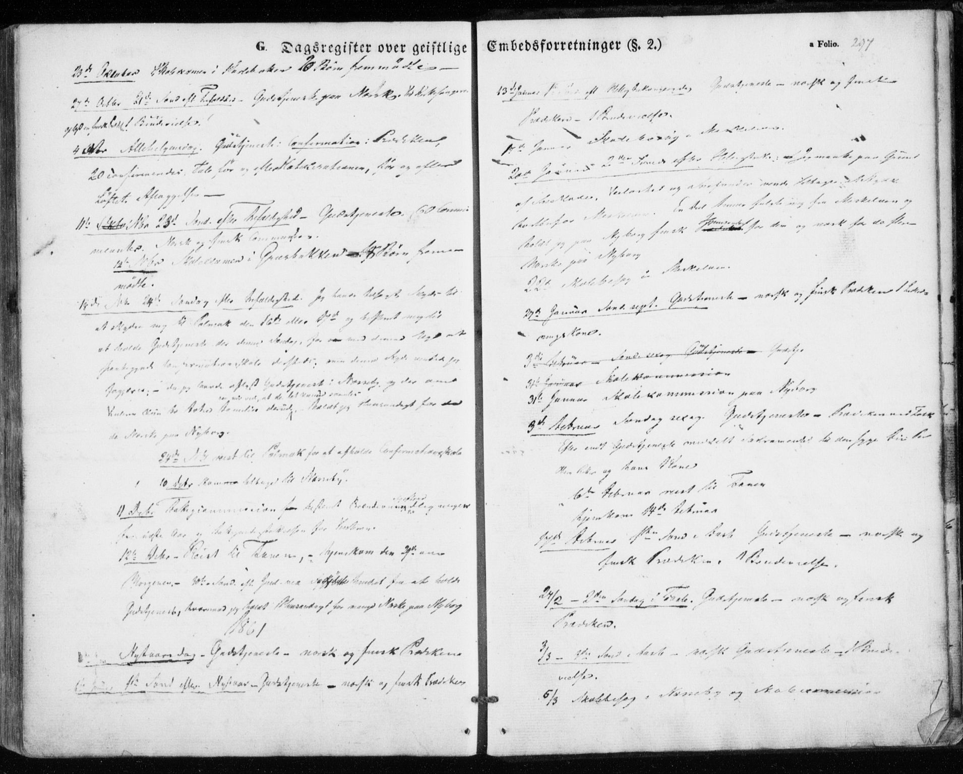 Nesseby sokneprestkontor, SATØ/S-1330/H/Ha/L0002kirke: Parish register (official) no. 2, 1856-1864, p. 297