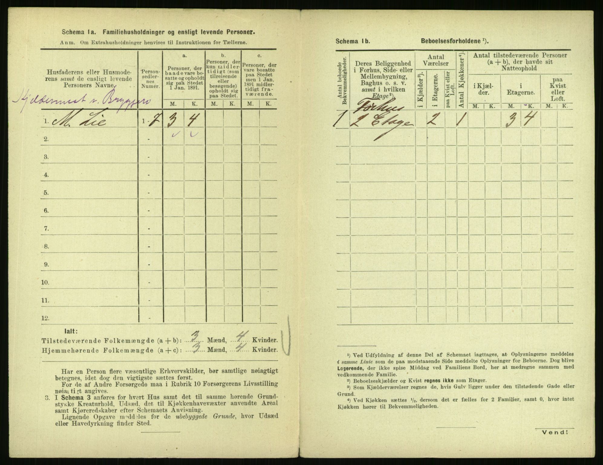 RA, 1891 census for 0301 Kristiania, 1891, p. 50000