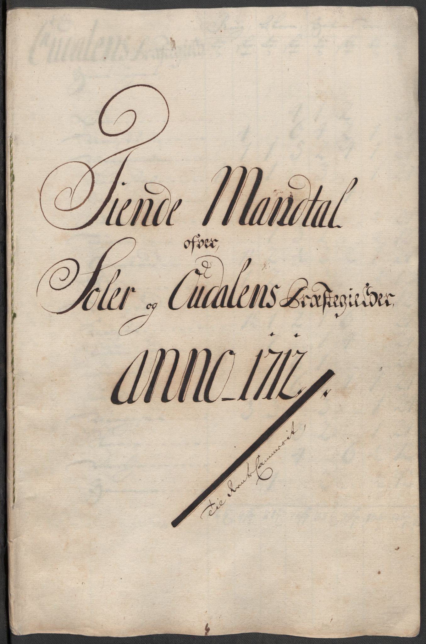 Rentekammeret inntil 1814, Reviderte regnskaper, Fogderegnskap, RA/EA-4092/R13/L0849: Fogderegnskap Solør, Odal og Østerdal, 1712, p. 289