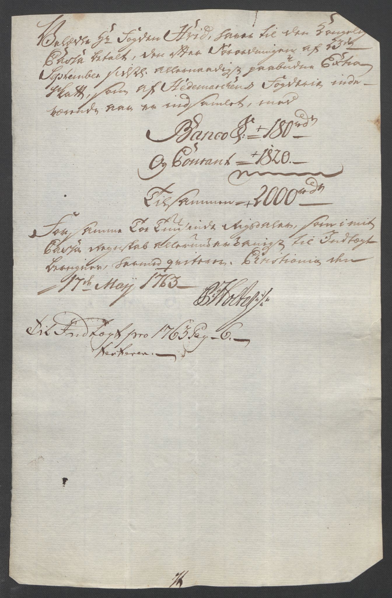 Rentekammeret inntil 1814, Reviderte regnskaper, Fogderegnskap, RA/EA-4092/R16/L1147: Ekstraskatten Hedmark, 1763-1764, p. 85