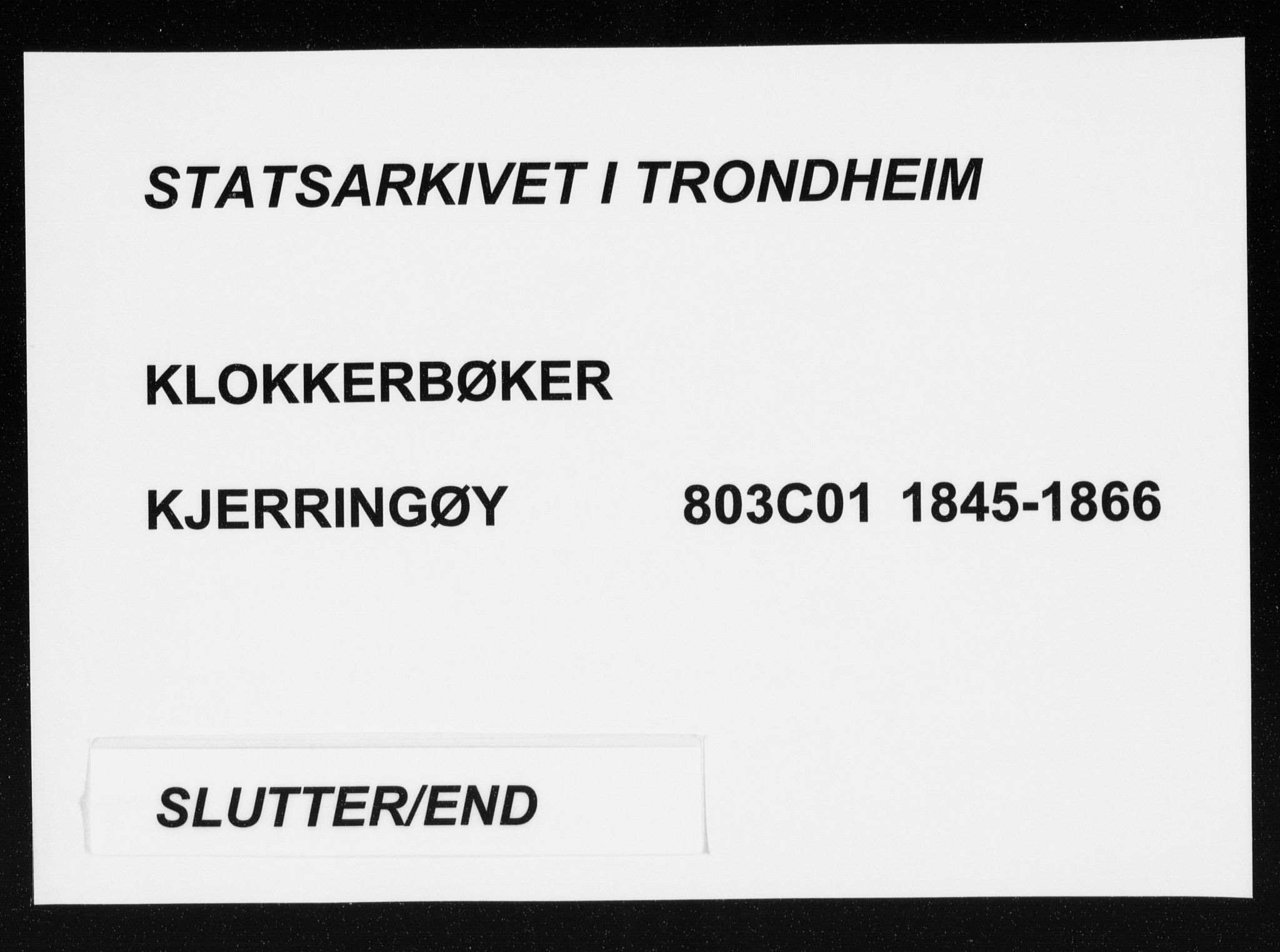 Ministerialprotokoller, klokkerbøker og fødselsregistre - Nordland, AV/SAT-A-1459/803/L0074: Parish register (copy) no. 803C01, 1845-1866