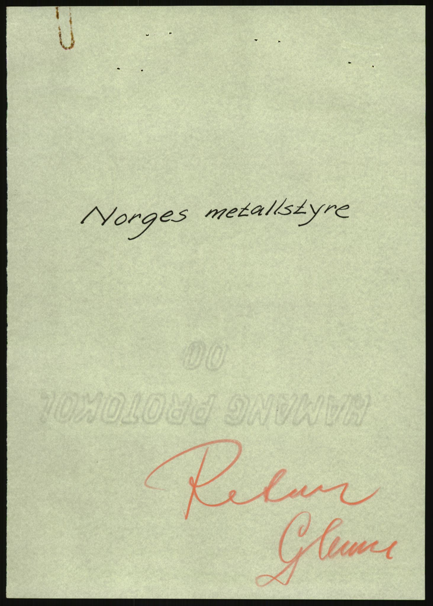 Direktoratet for industriforsyning, Sekretariatet, RA/S-4153/D/Df/L0054: 9. Metallkontoret, 1940-1945, p. 1669