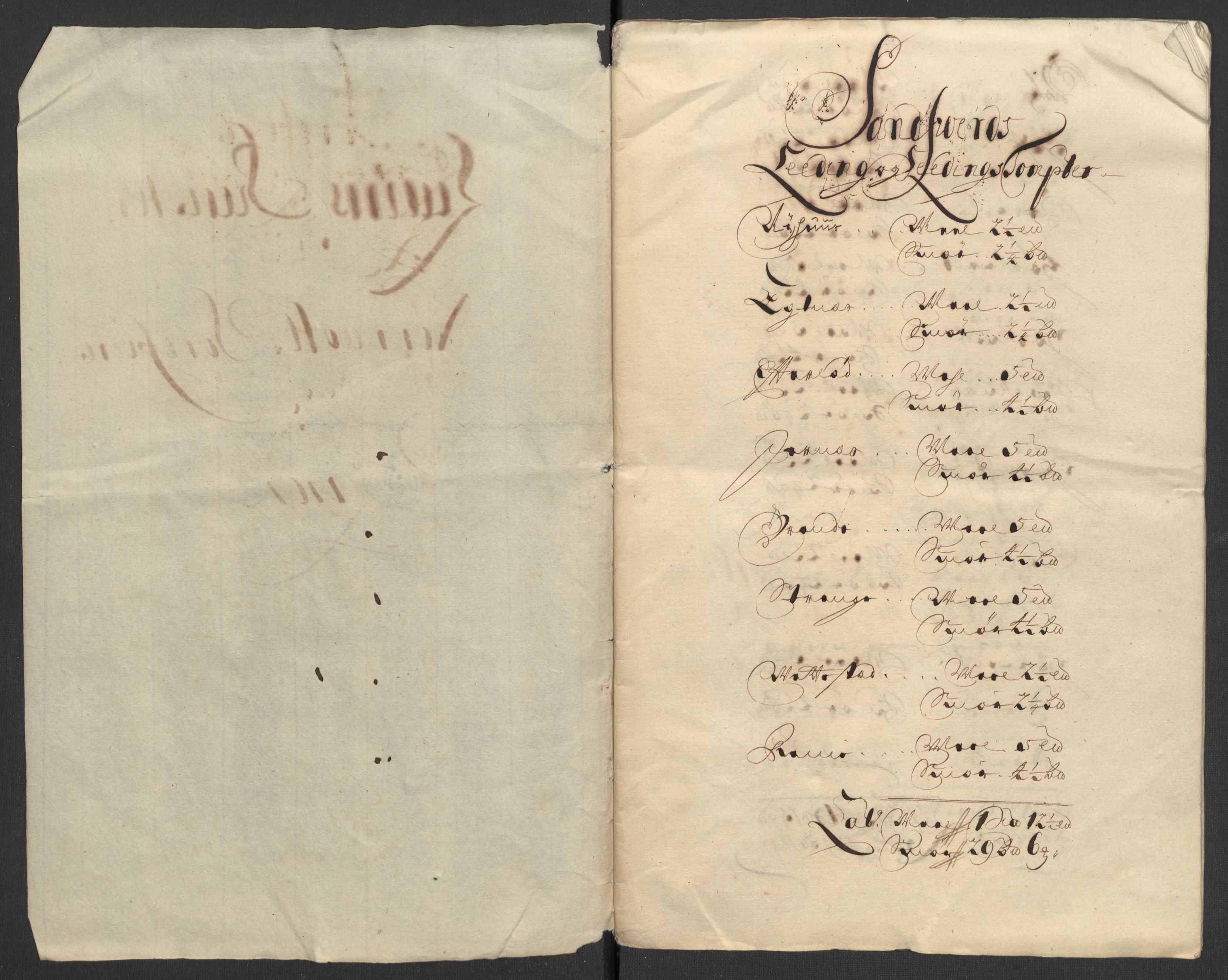 Rentekammeret inntil 1814, Reviderte regnskaper, Fogderegnskap, AV/RA-EA-4092/R24/L1584: Fogderegnskap Numedal og Sandsvær, 1707-1708, p. 17