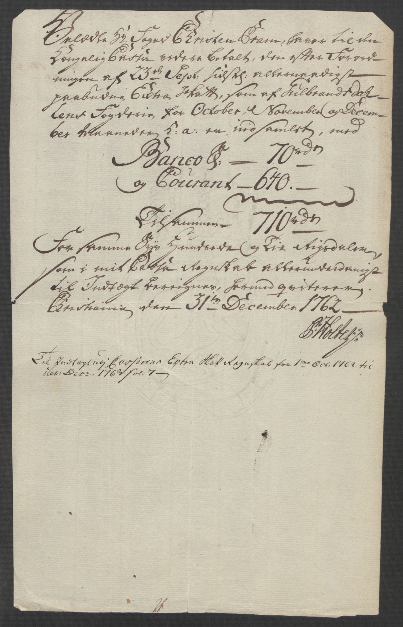 Rentekammeret inntil 1814, Reviderte regnskaper, Fogderegnskap, AV/RA-EA-4092/R17/L1266: Ekstraskatten Gudbrandsdal, 1762-1766, p. 50