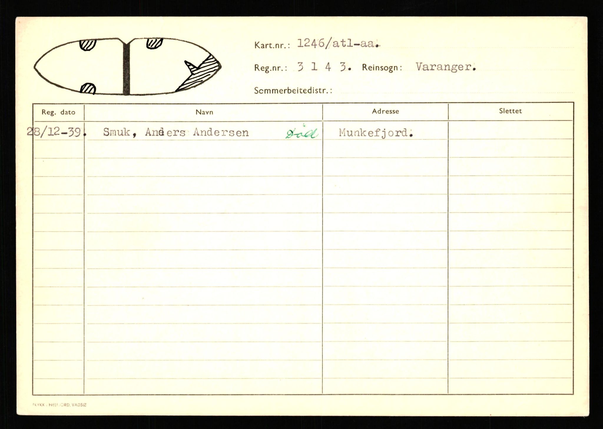 Lappefogden i Finnmark/Reindriftsforvaltningen Øst-Finnmark, AV/SATØ-S-1461/G/Ge/Gea/L0007: Slettede reinmerker: Karasjok, Kautokeino, Polmak og Varanger, 1934-1992, p. 280