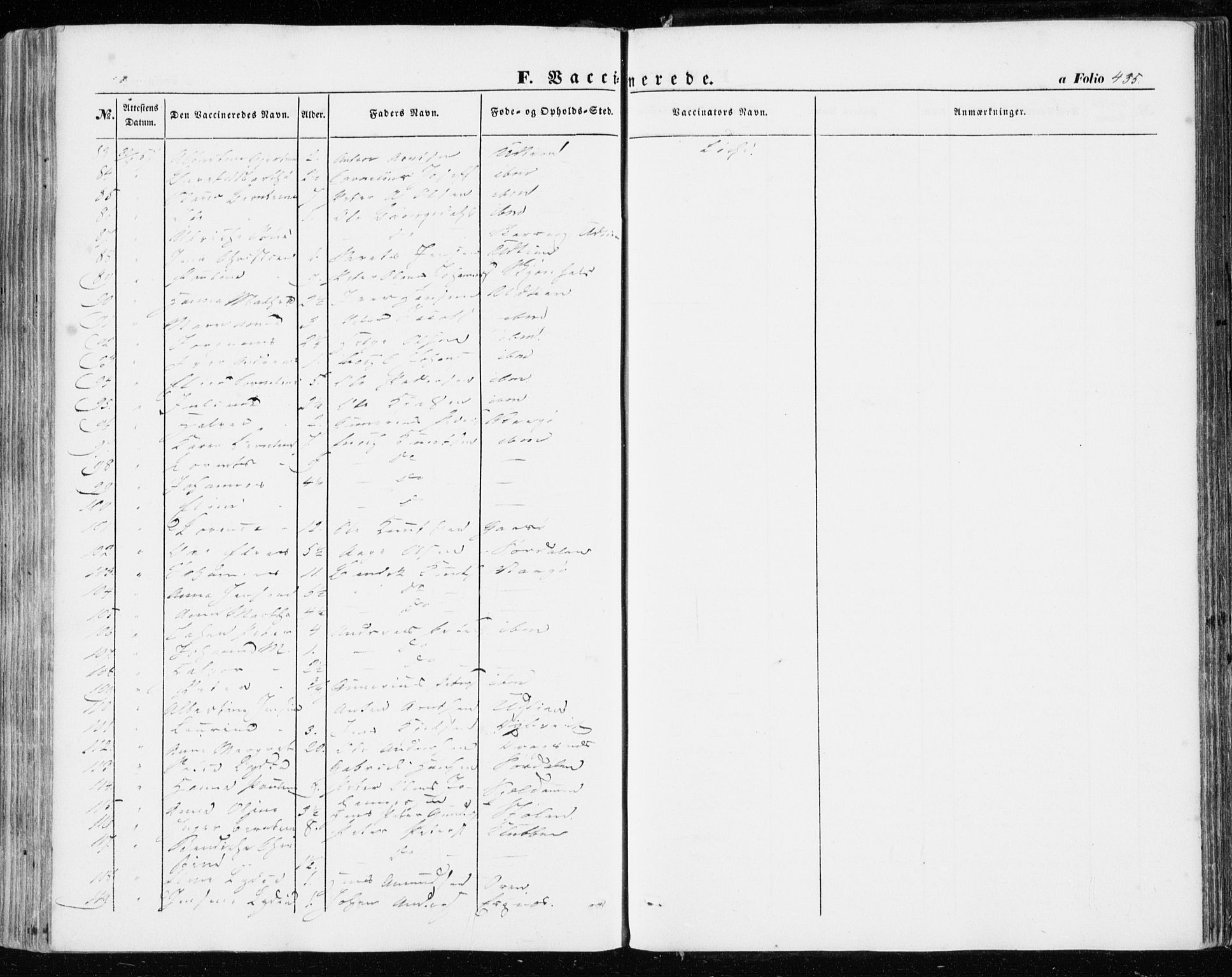 Ministerialprotokoller, klokkerbøker og fødselsregistre - Sør-Trøndelag, AV/SAT-A-1456/634/L0530: Parish register (official) no. 634A06, 1852-1860, p. 435