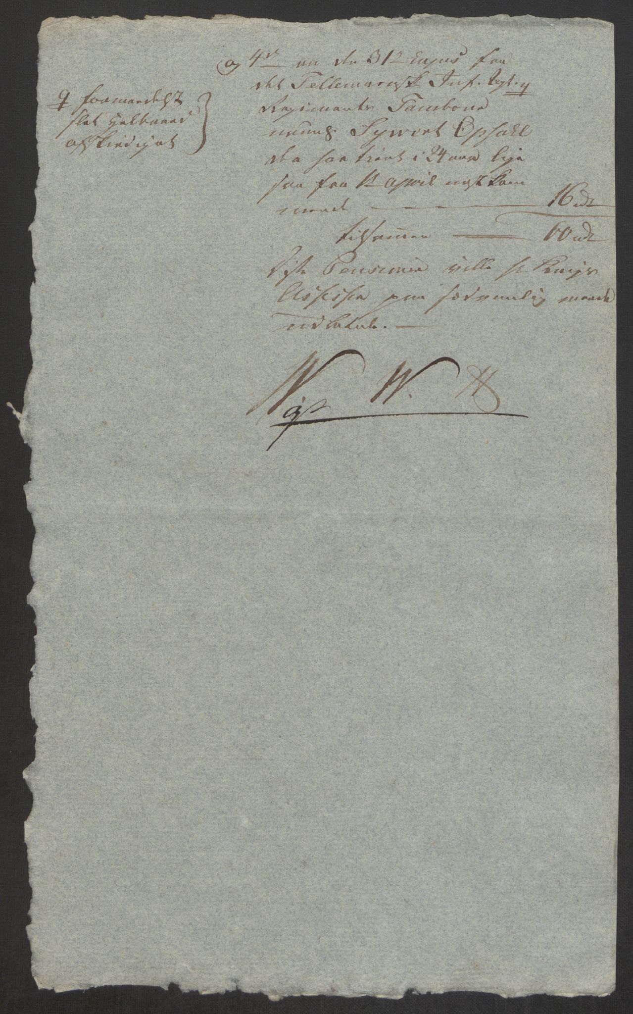 Forsvaret, Den norske kvesthuskasse/krigshospitalkasse, AV/RA-RAFA-1887/F/Fa/L0008: Konsepter, 1790-1793, p. 1070