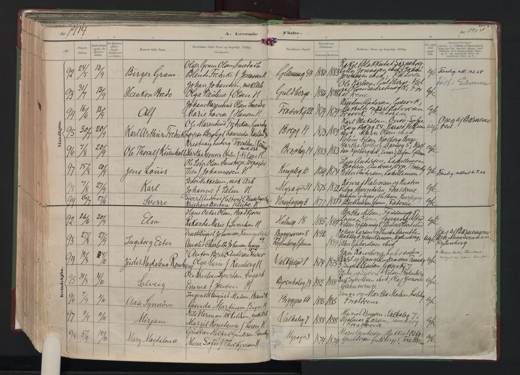 Fredrikstad domkirkes prestekontor Kirkebøker, AV/SAO-A-10906/F/Fa/L0006: Parish register (official) no. 6, 1894-1914, p. 397
