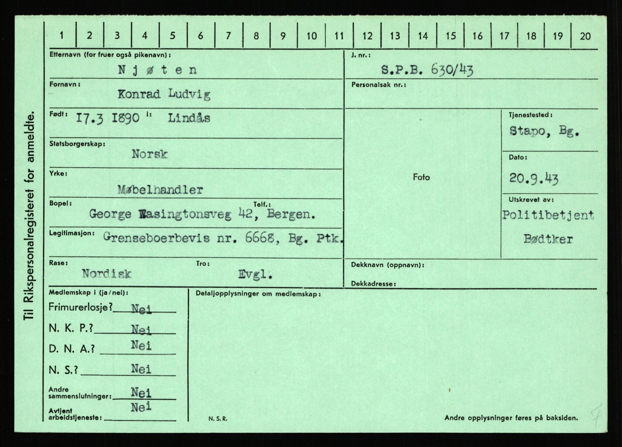 Statspolitiet - Hovedkontoret / Osloavdelingen, AV/RA-S-1329/C/Ca/L0011: Molberg - Nøstvold, 1943-1945, p. 3471