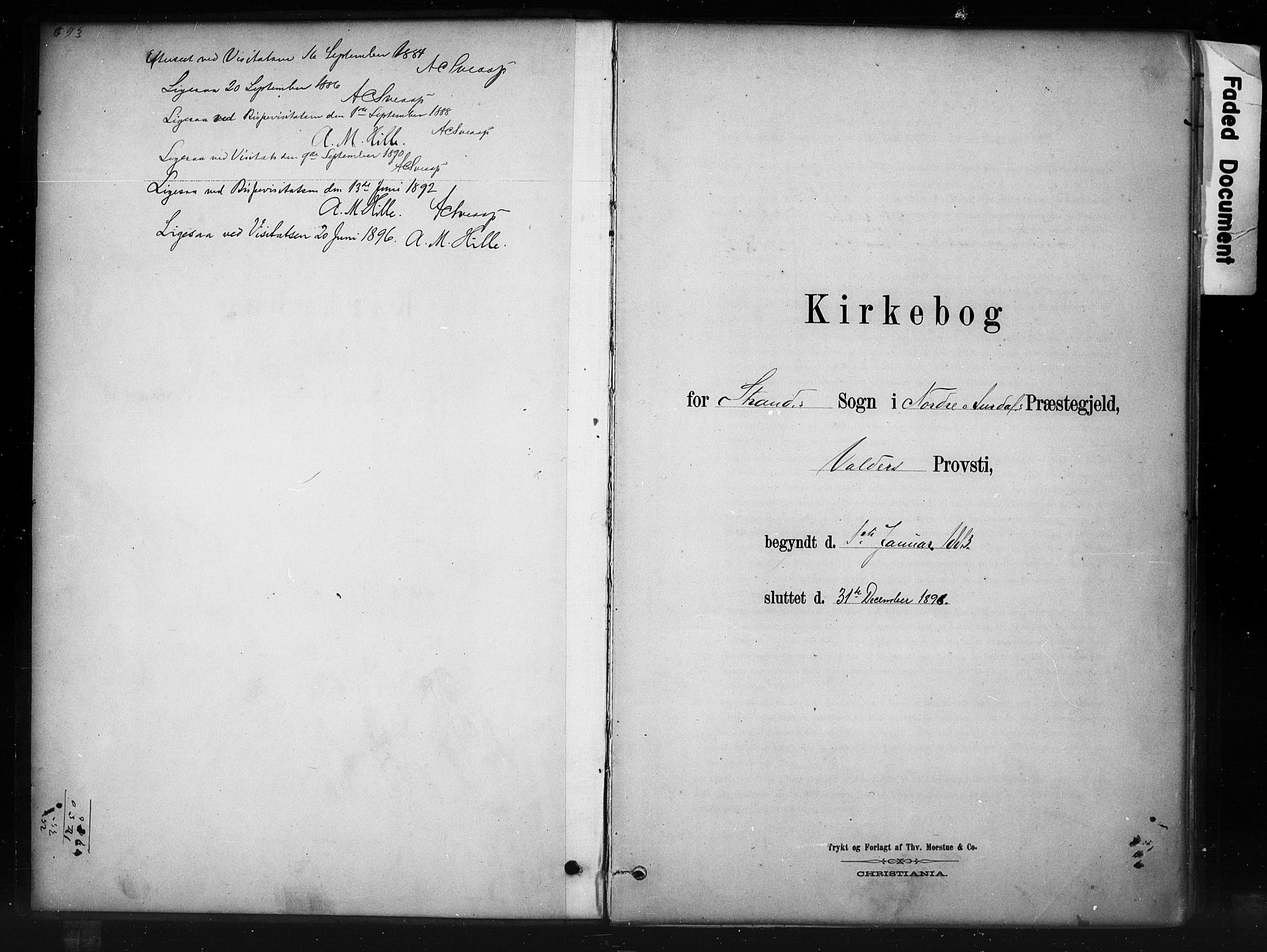 Nord-Aurdal prestekontor, SAH/PREST-132/H/Ha/Haa/L0010: Parish register (official) no. 10, 1883-1896