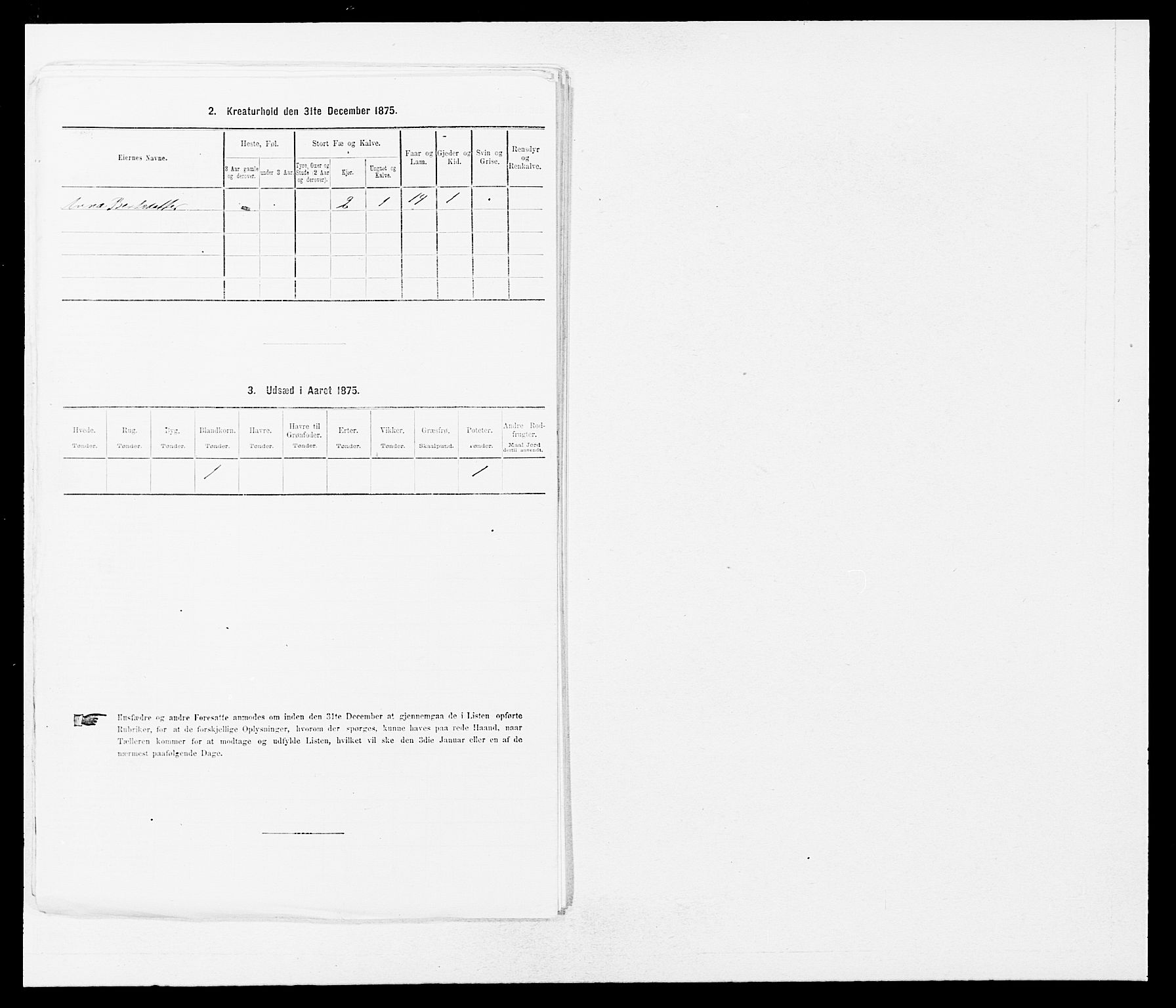 SAB, 1875 census for 1418P Balestrand, 1875, p. 600