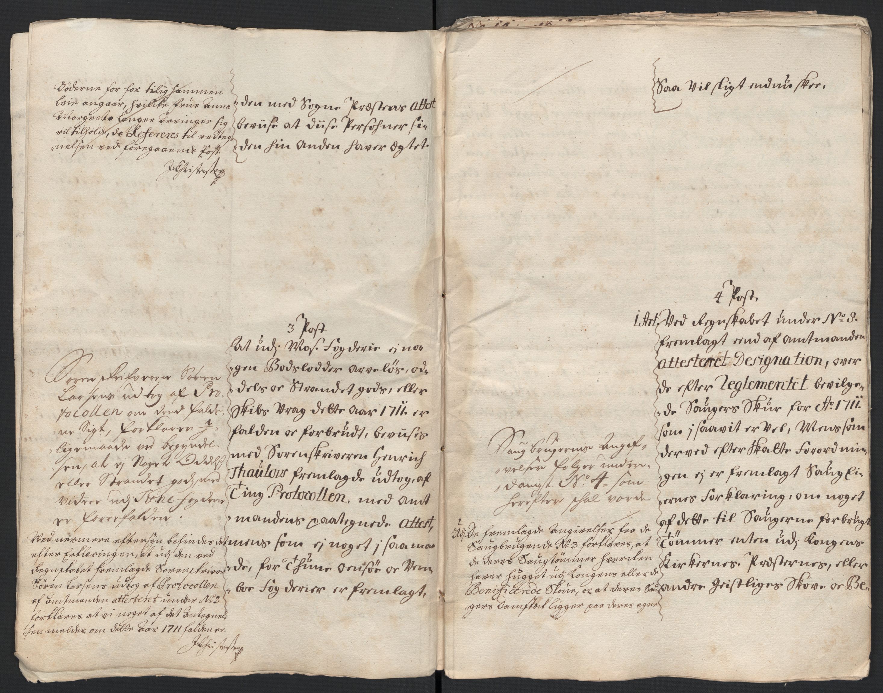 Rentekammeret inntil 1814, Reviderte regnskaper, Fogderegnskap, AV/RA-EA-4092/R04/L0136: Fogderegnskap Moss, Onsøy, Tune, Veme og Åbygge, 1711, p. 234