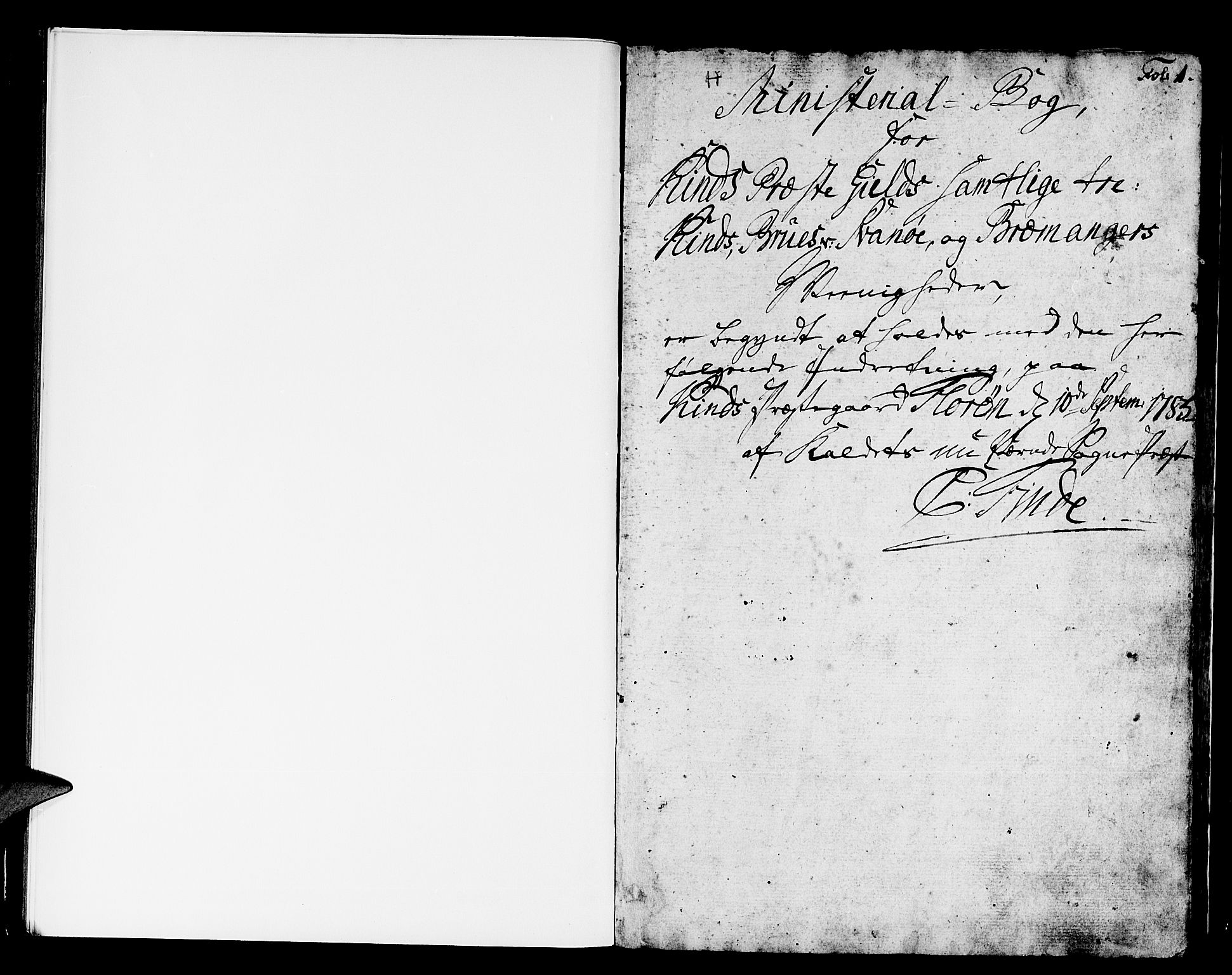 Kinn sokneprestembete, SAB/A-80801/H/Haa/Haaa/L0003: Parish register (official) no. A 3, 1785-1821, p. 1