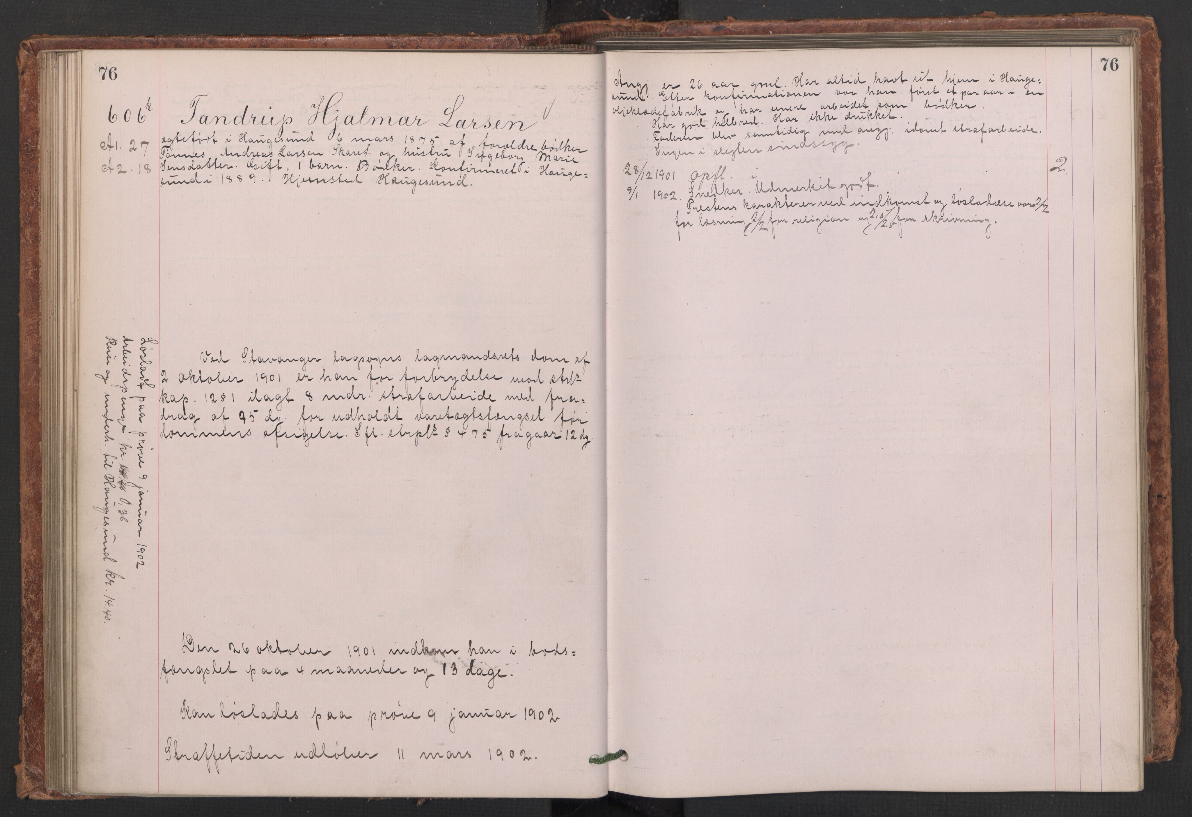 Botsfengslet, AV/RA-S-1539/D/Db/Dbb/L0036: 531k - 825k, 1901-1902, p. 76