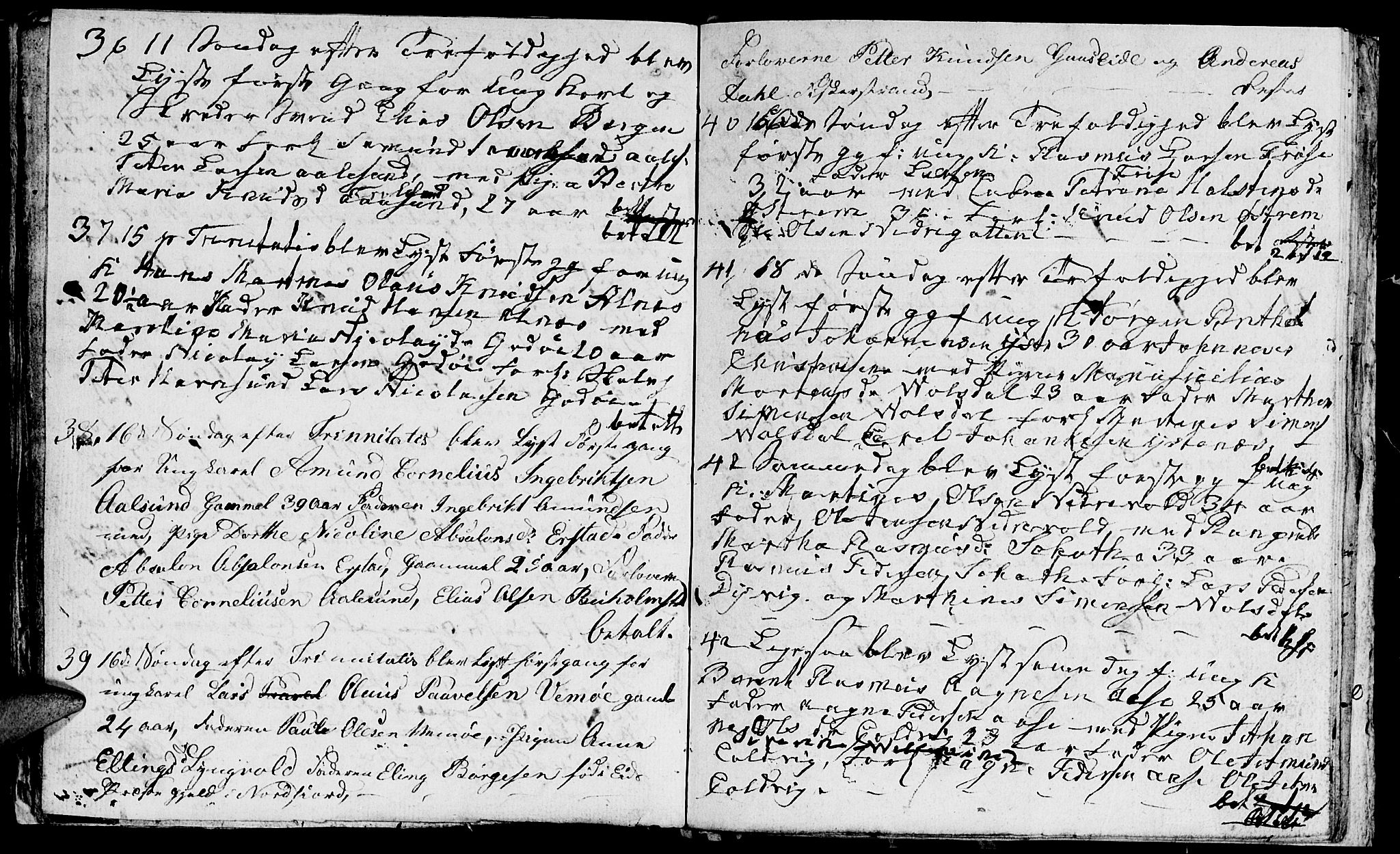 Ministerialprotokoller, klokkerbøker og fødselsregistre - Møre og Romsdal, AV/SAT-A-1454/528/L0424: Parish register (copy) no. 528C05, 1826-1847, p. 124