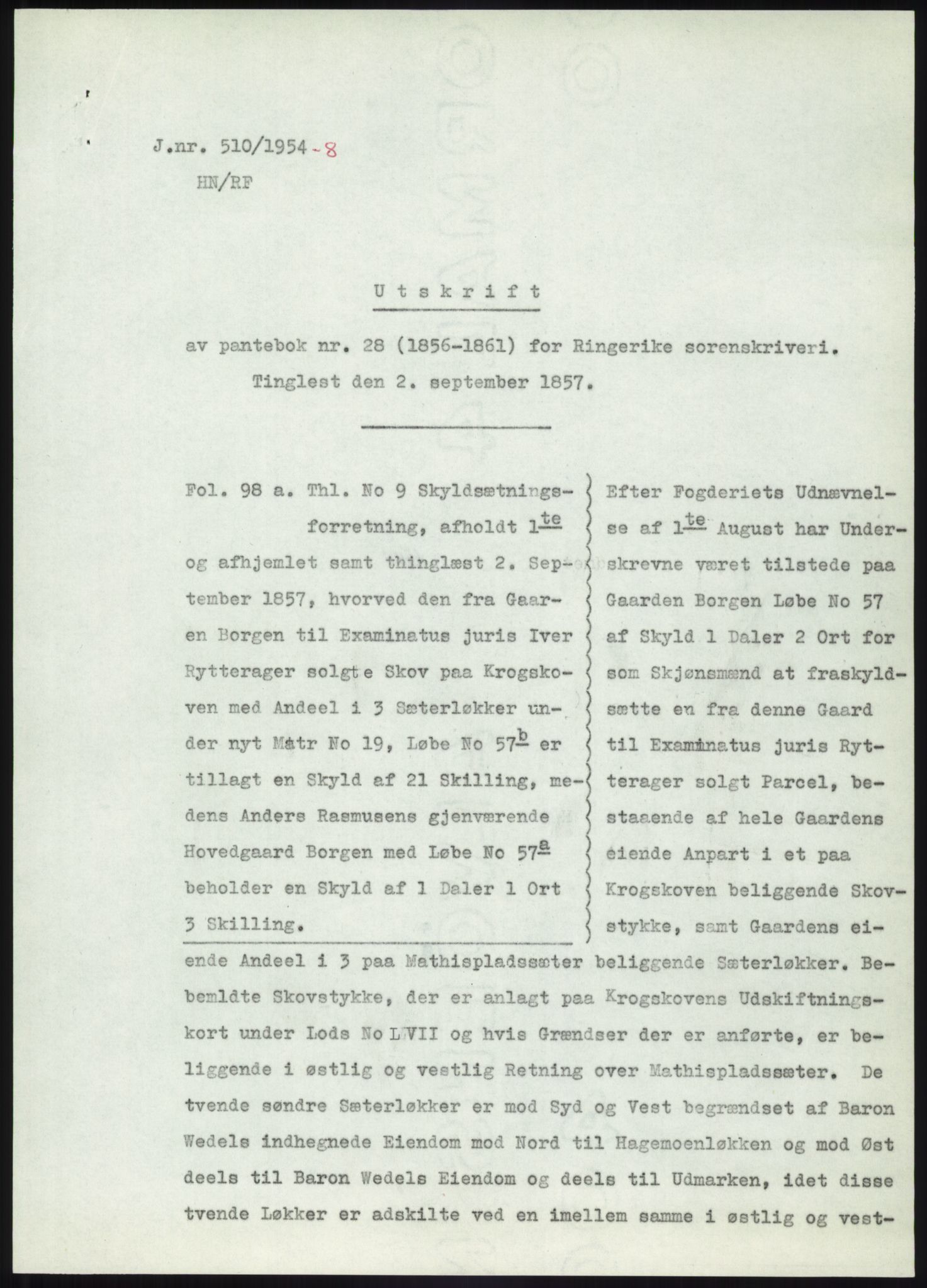 Statsarkivet i Kongsberg, SAKO/A-0001, 1944-1954, p. 127