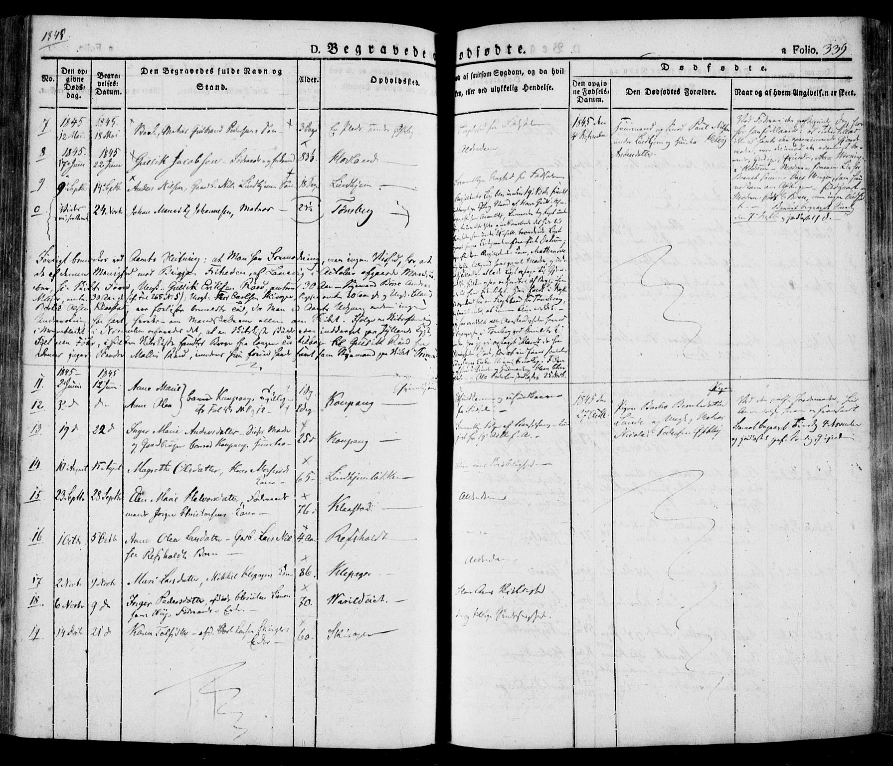 Tjølling kirkebøker, SAKO/A-60/F/Fa/L0006: Parish register (official) no. 6, 1835-1859, p. 339