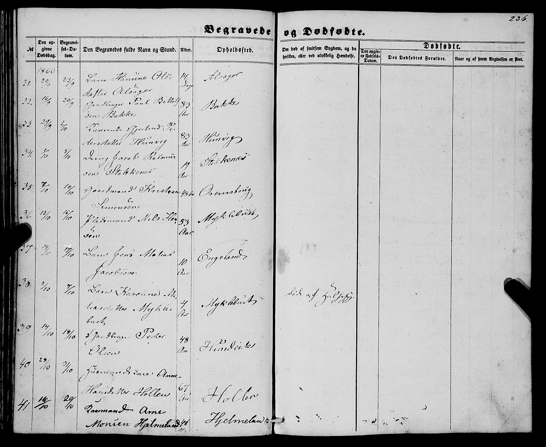 Eid sokneprestembete, AV/SAB-A-82301/H/Haa/Haaa/L0008: Parish register (official) no. A 8, 1858-1860, p. 236