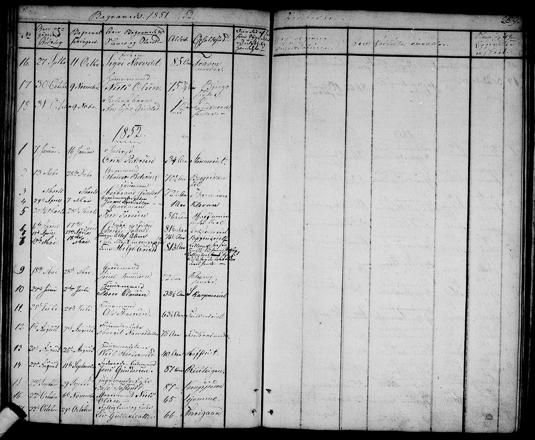 Rollag kirkebøker, SAKO/A-240/G/Ga/L0002: Parish register (copy) no. I 2, 1831-1856, p. 209