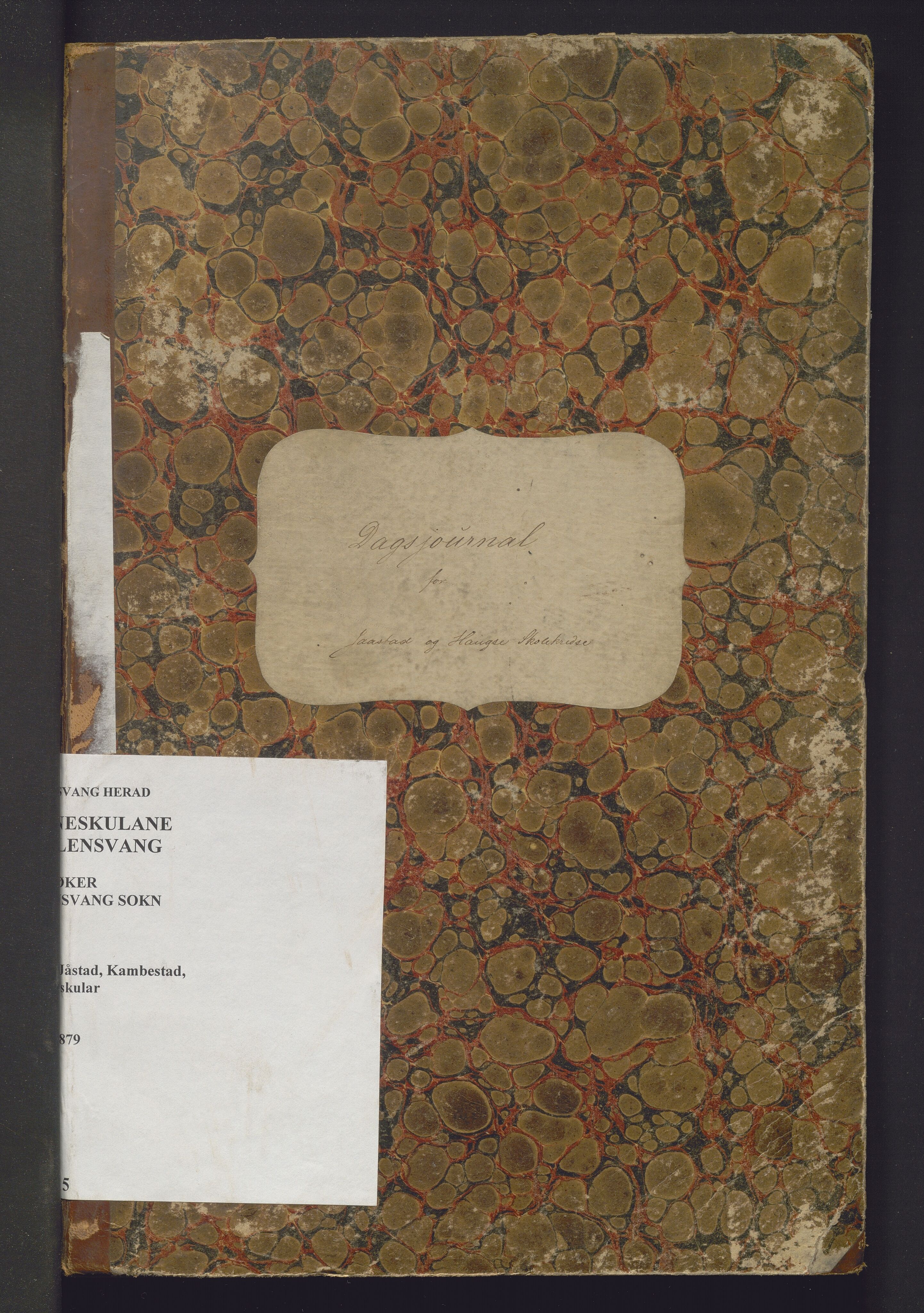 Ullensvang herad. Barneskulane , IKAH/1231b-231/G/Ga/Gaa/L0015: Dagbok m/karakterar for Hauso, Jåstad, Kambestad og Opedal faste skular , 1872-1879
