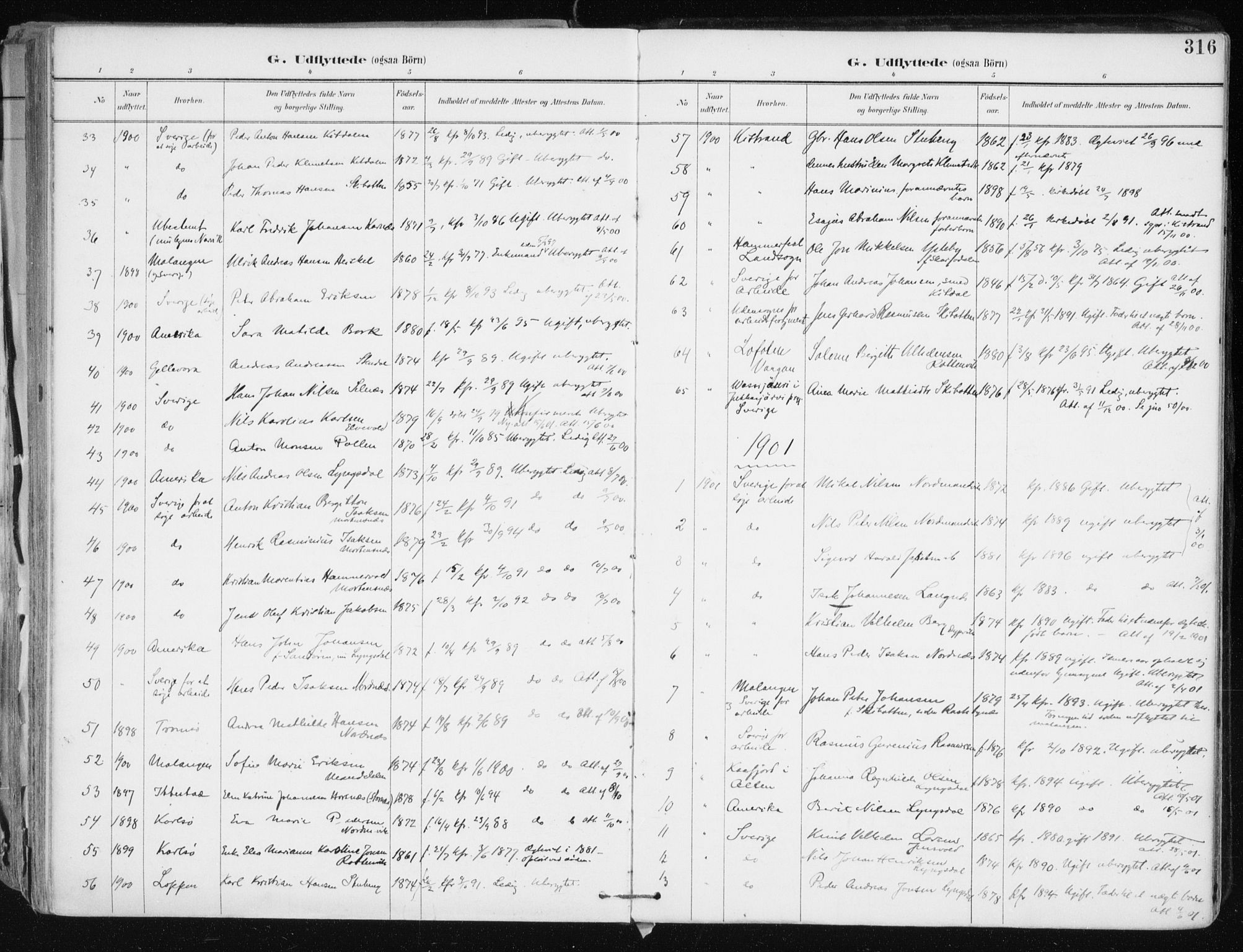 Lyngen sokneprestembete, AV/SATØ-S-1289/H/He/Hea/L0008kirke: Parish register (official) no. 8, 1891-1902, p. 316