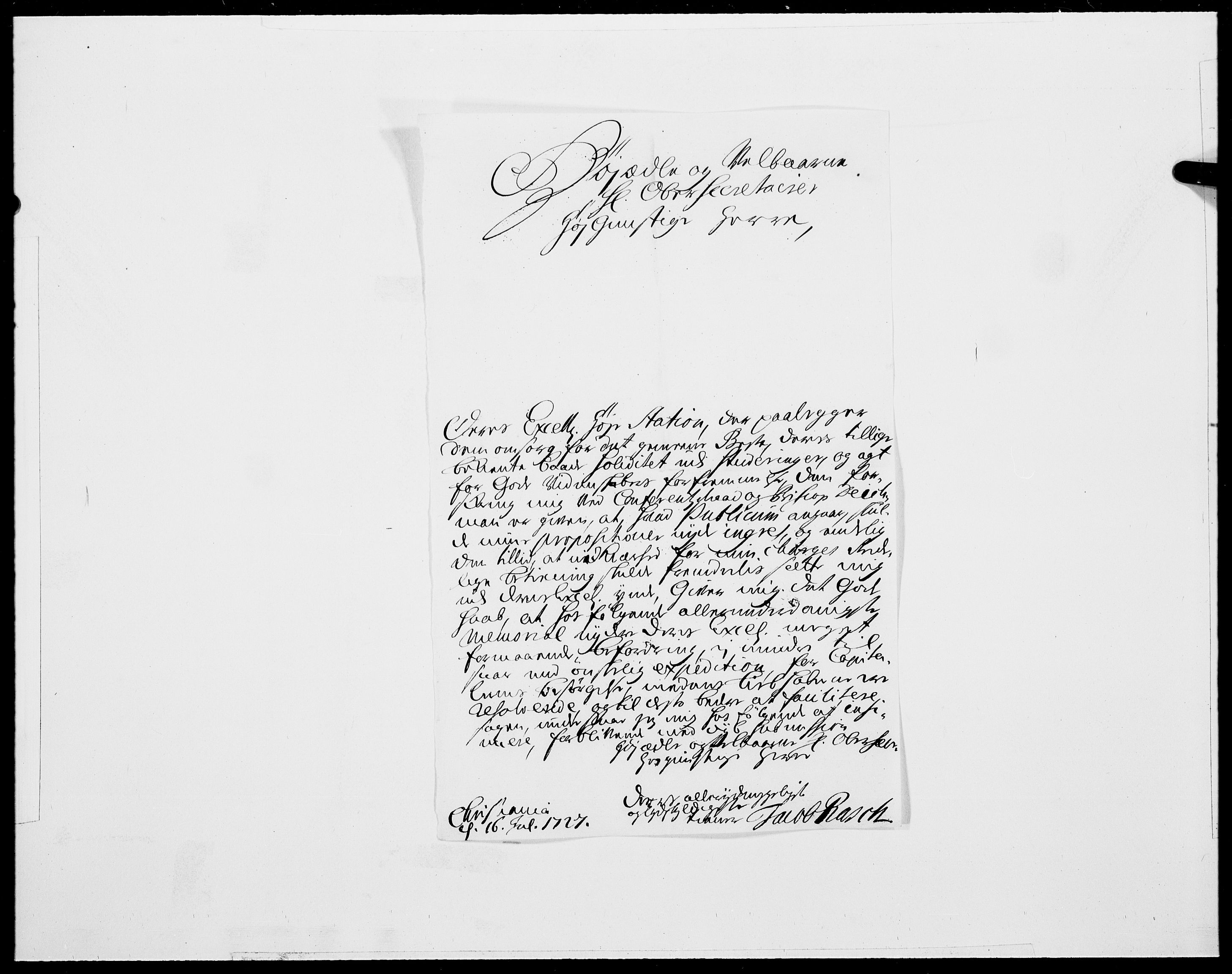 Danske Kanselli 1572-1799, AV/RA-EA-3023/F/Fc/Fcc/Fcca/L0101: Norske innlegg 1572-1799, 1727, p. 103