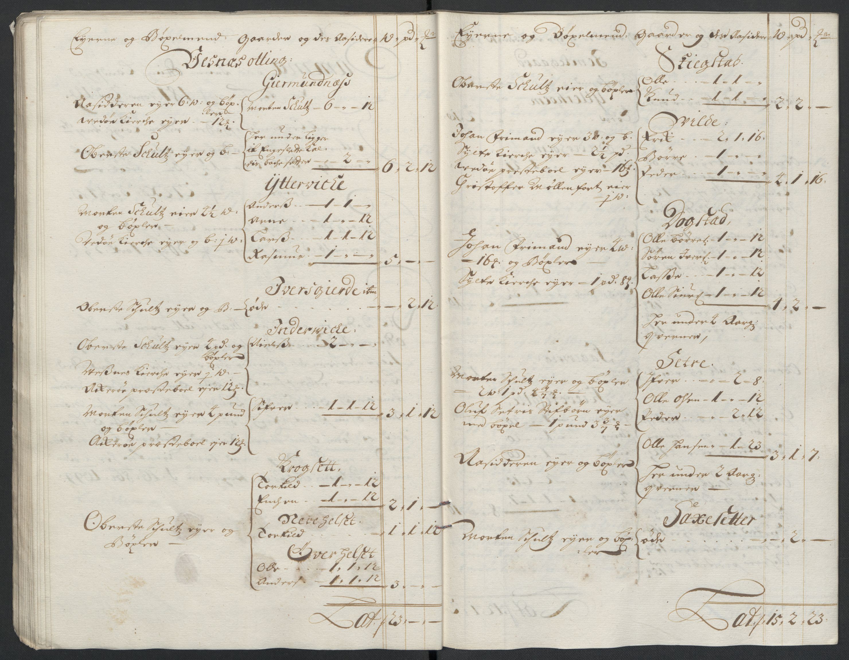 Rentekammeret inntil 1814, Reviderte regnskaper, Fogderegnskap, AV/RA-EA-4092/R55/L3654: Fogderegnskap Romsdal, 1699-1700, p. 46