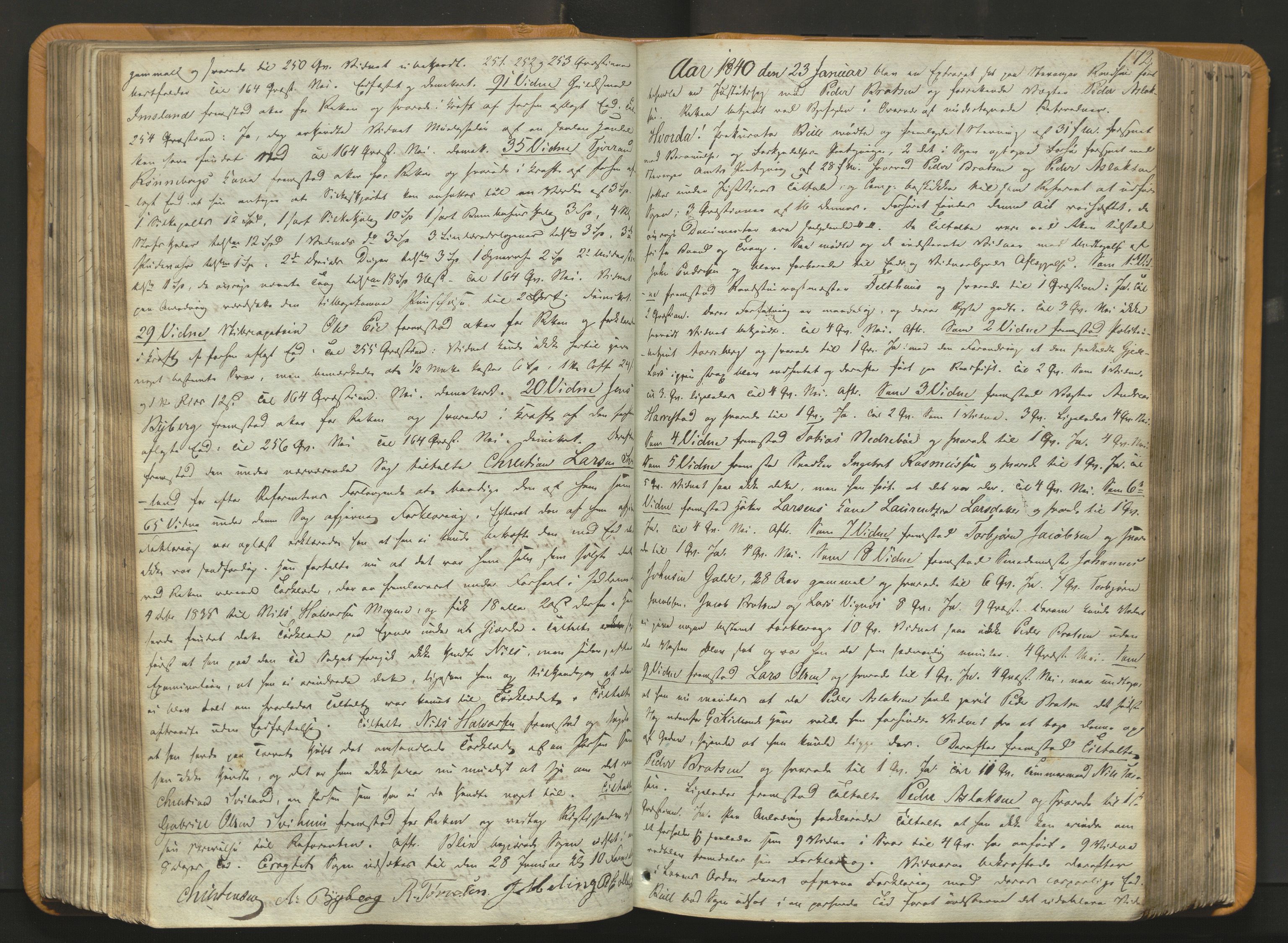 Stavanger byfogd, AV/SAST-A-101408/001/3/30/30BA/L0054: Bytingprotkoll, 1838-1843, p. 171b-172a