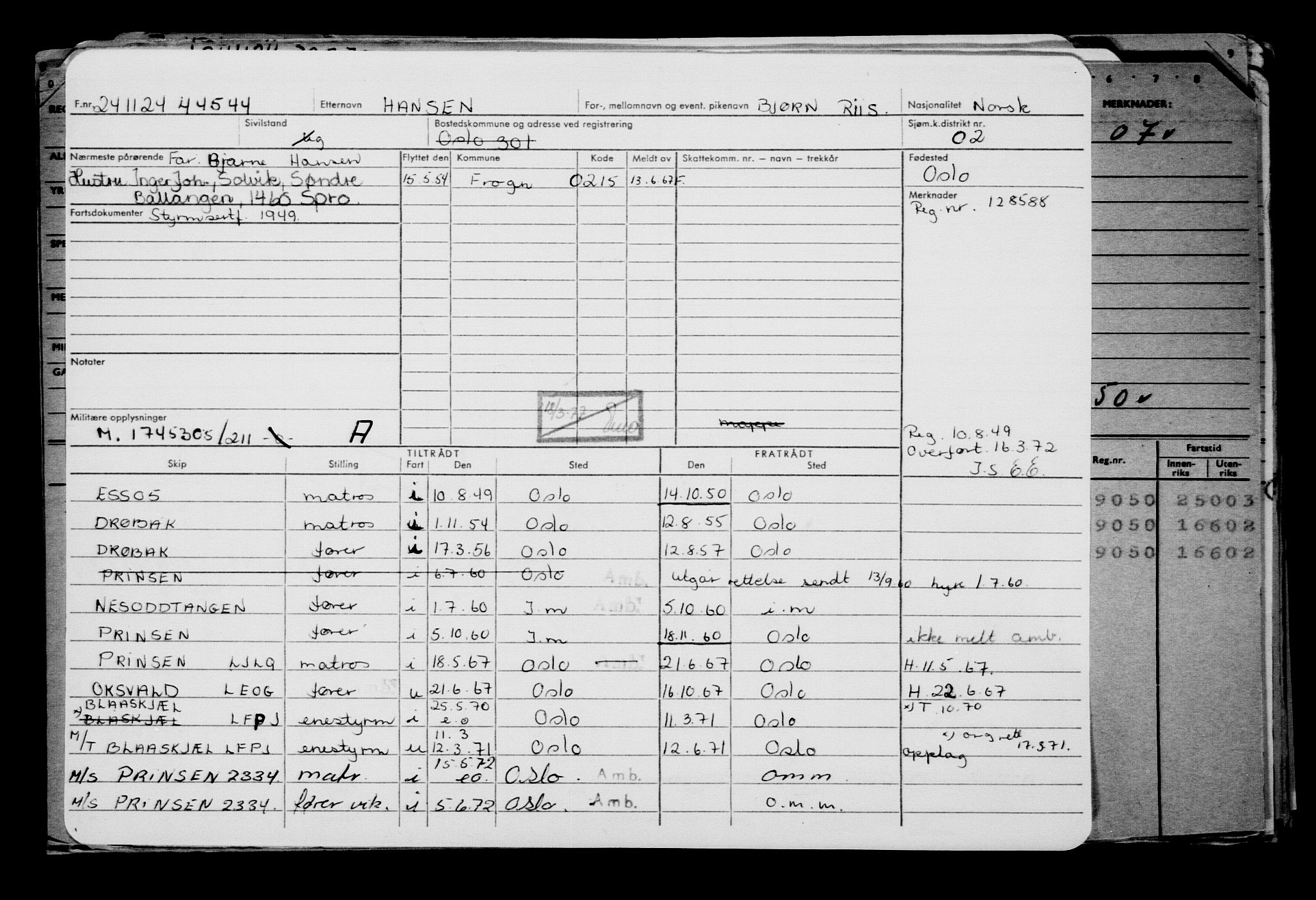 Direktoratet for sjømenn, AV/RA-S-3545/G/Gb/L0238: Hovedkort, 1924, p. 315