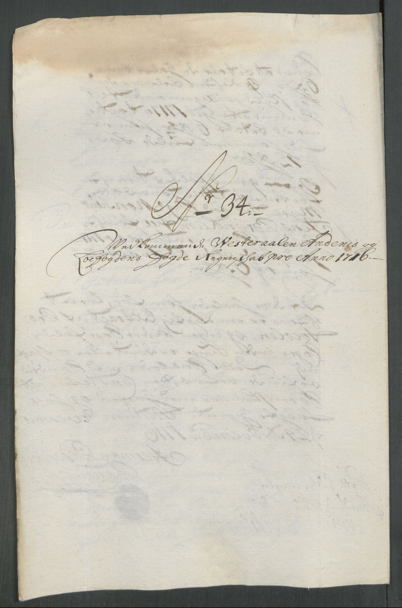 Rentekammeret inntil 1814, Reviderte regnskaper, Fogderegnskap, AV/RA-EA-4092/R67/L4682: Fogderegnskap Vesterålen, Andenes og Lofoten, 1716, p. 222