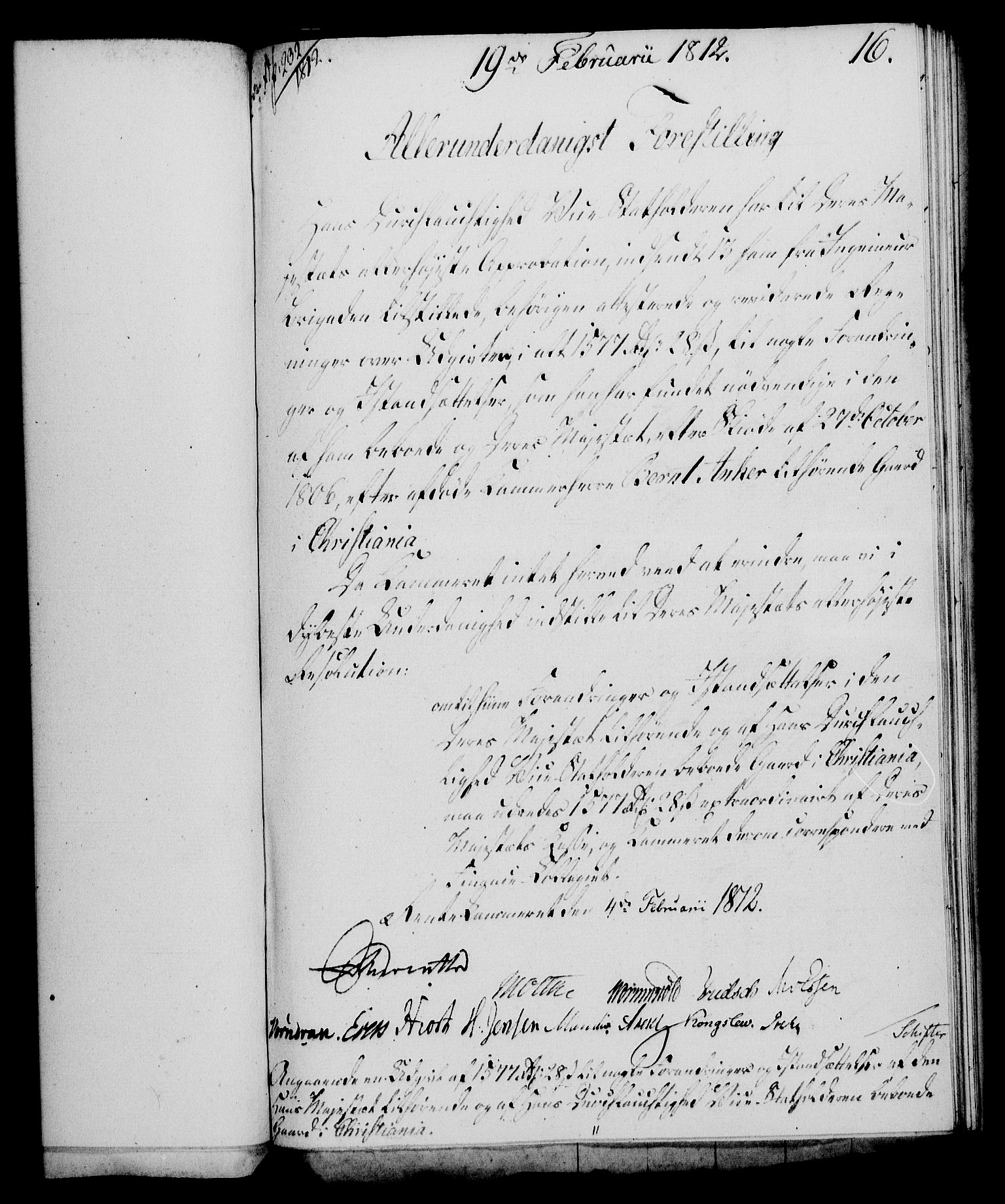 Rentekammeret, Kammerkanselliet, RA/EA-3111/G/Gf/Gfa/L0094: Norsk relasjons- og resolusjonsprotokoll (merket RK 52.94), 1812, p. 82