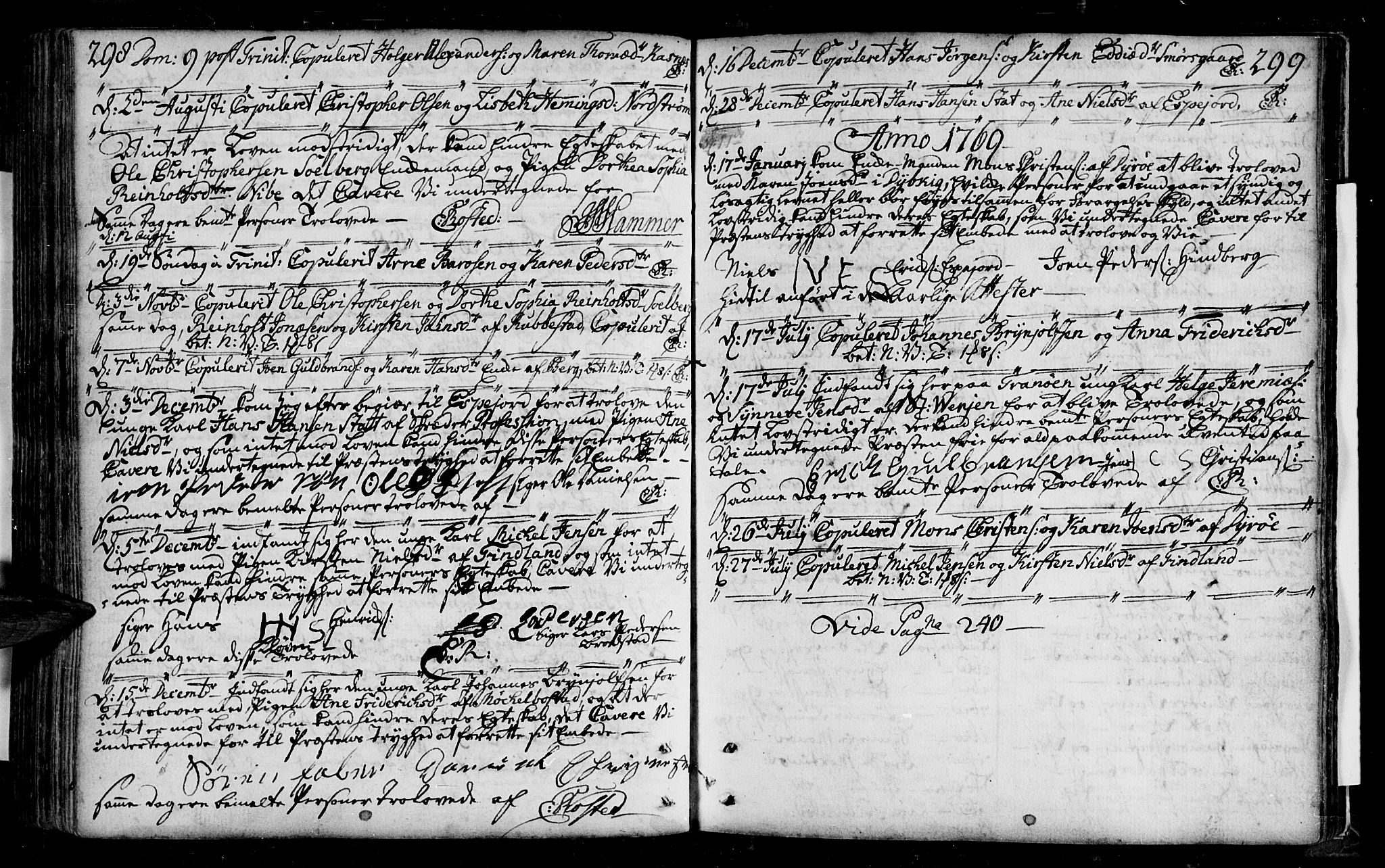 Tranøy sokneprestkontor, SATØ/S-1313/I/Ia/Iaa/L0001kirke: Parish register (official) no. 1, 1757-1773, p. 298-299
