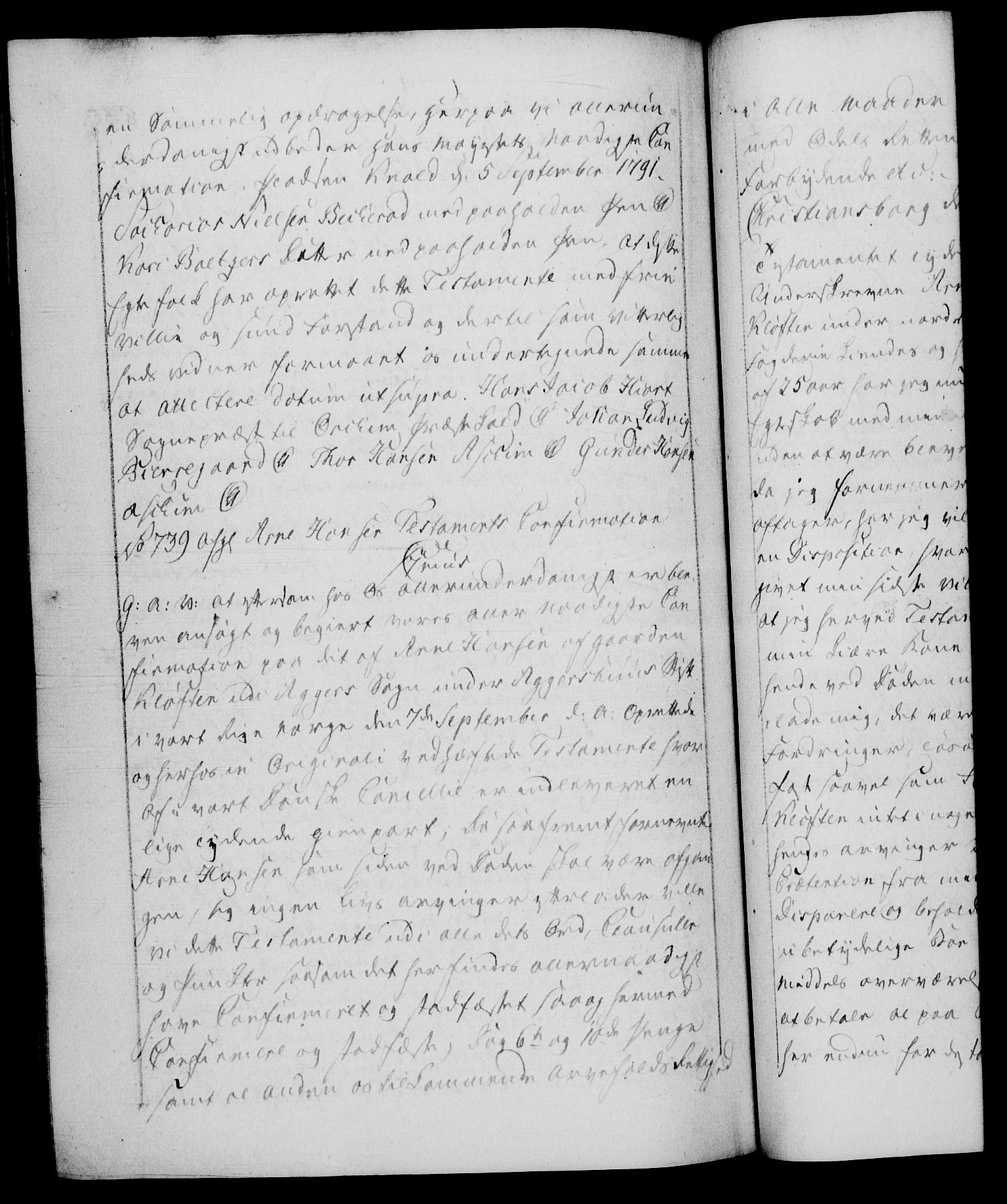 Danske Kanselli 1572-1799, AV/RA-EA-3023/F/Fc/Fca/Fcaa/L0053: Norske registre, 1790-1791, p. 830b