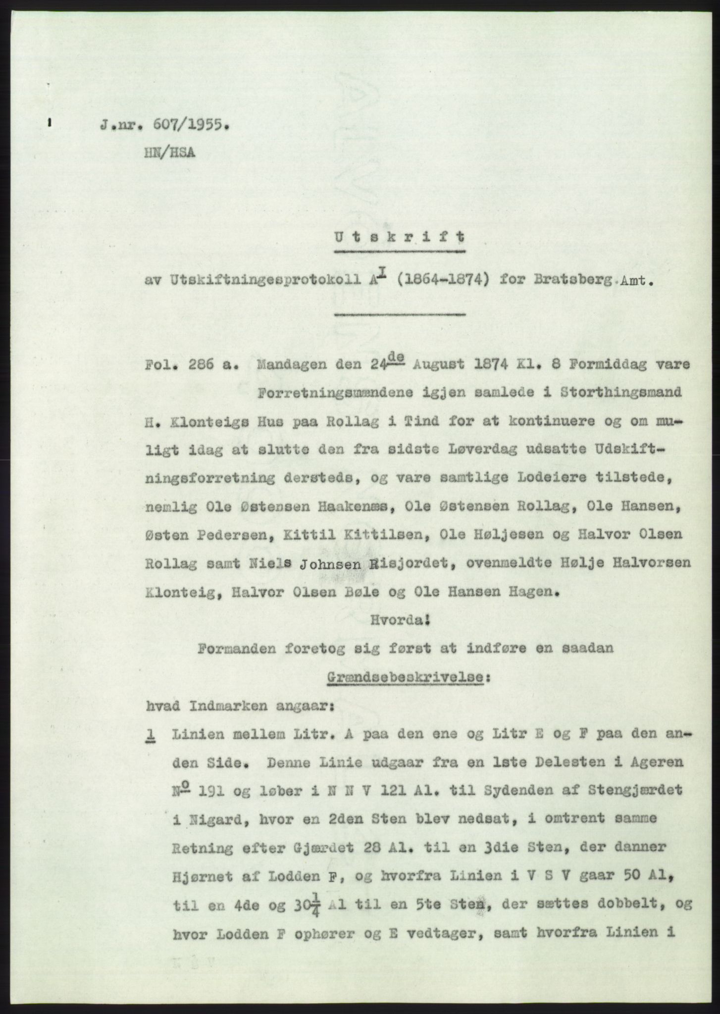 Statsarkivet i Kongsberg, SAKO/A-0001, 1955, p. 417