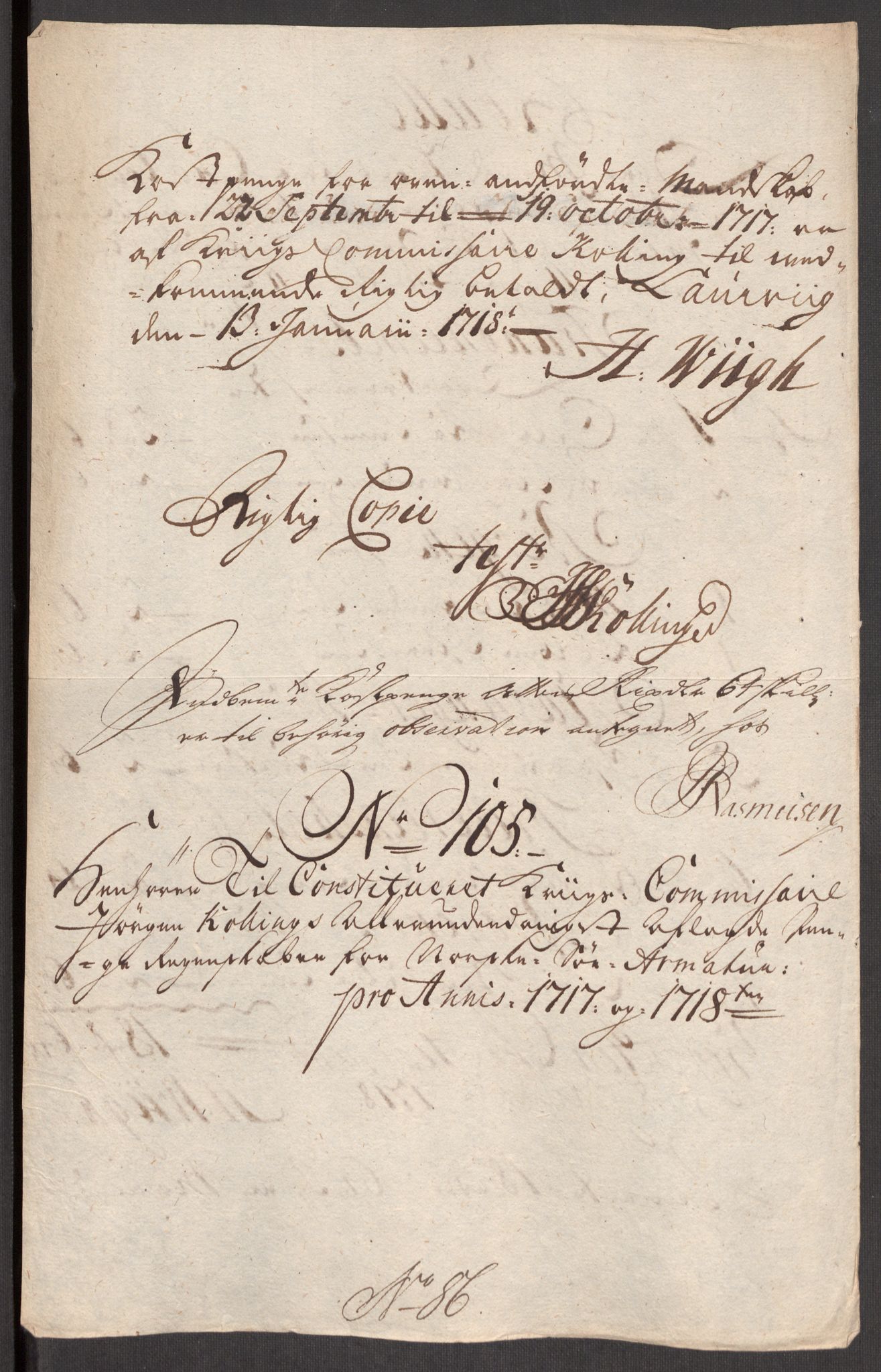 Kommanderende general (KG I) med Det norske krigsdirektorium, AV/RA-EA-5419/E/Eb/L0001: Ruller over noen kompanier som tjenestegjorde på flåten, 1712-1721, p. 521