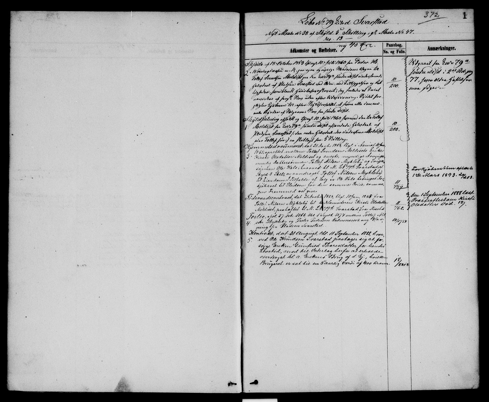 Sør-Østerdal sorenskriveri, SAH/TING-018/H/Ha/Hac/L0049: Mortgage register no. 3, 1801-1894, p. 0-1