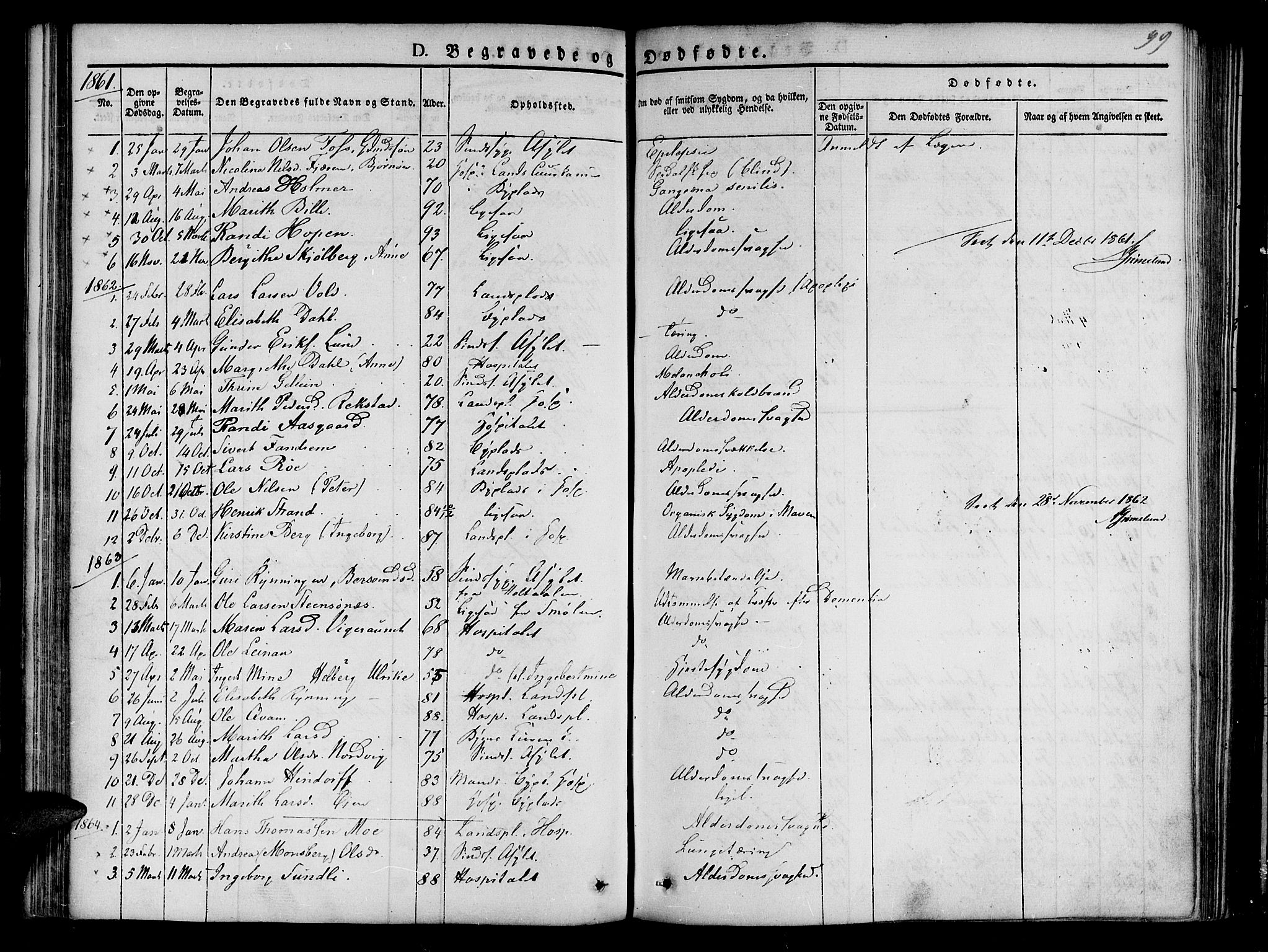 Ministerialprotokoller, klokkerbøker og fødselsregistre - Sør-Trøndelag, SAT/A-1456/623/L0468: Parish register (official) no. 623A02, 1826-1867, p. 99
