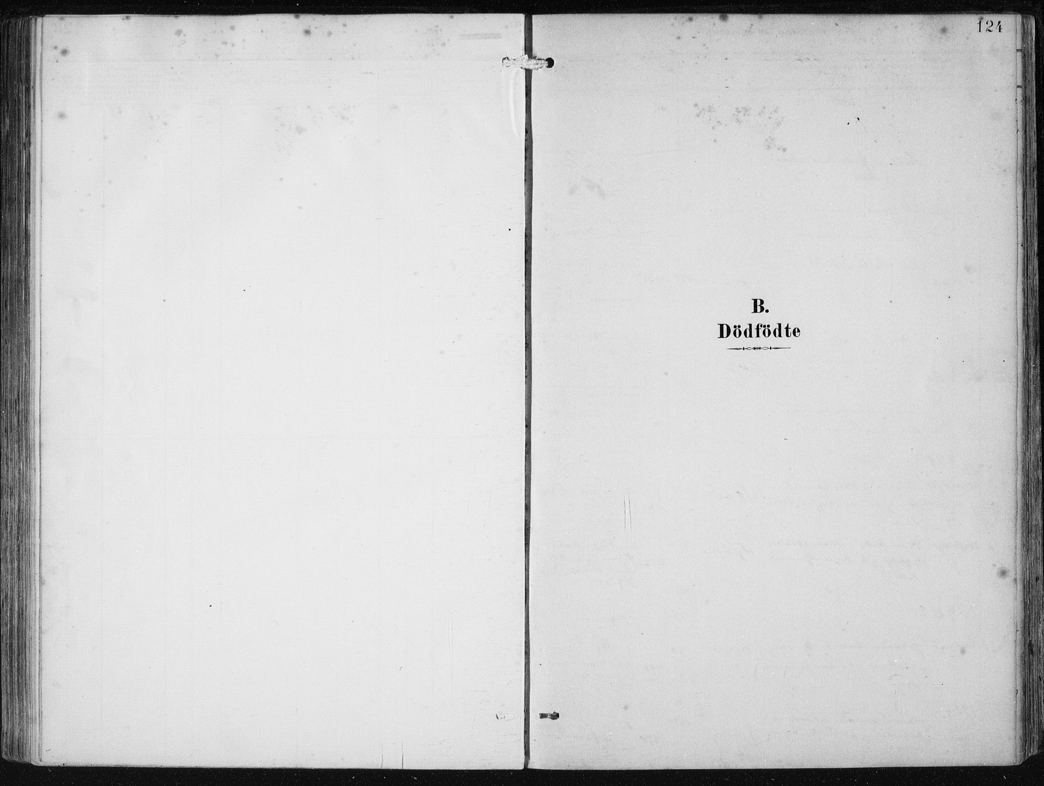 Etne sokneprestembete, SAB/A-75001/H/Haa: Parish register (official) no. B  1, 1879-1919, p. 124