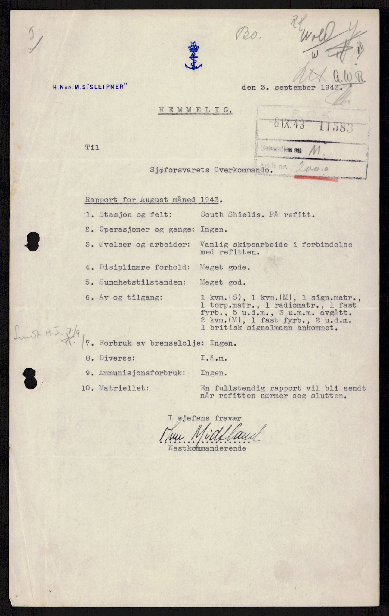 Forsvaret, Sjøforsvarets overkommando, AV/RA-RAFA-2035/D/Dc/L0193: --, 1940-1951, p. 41