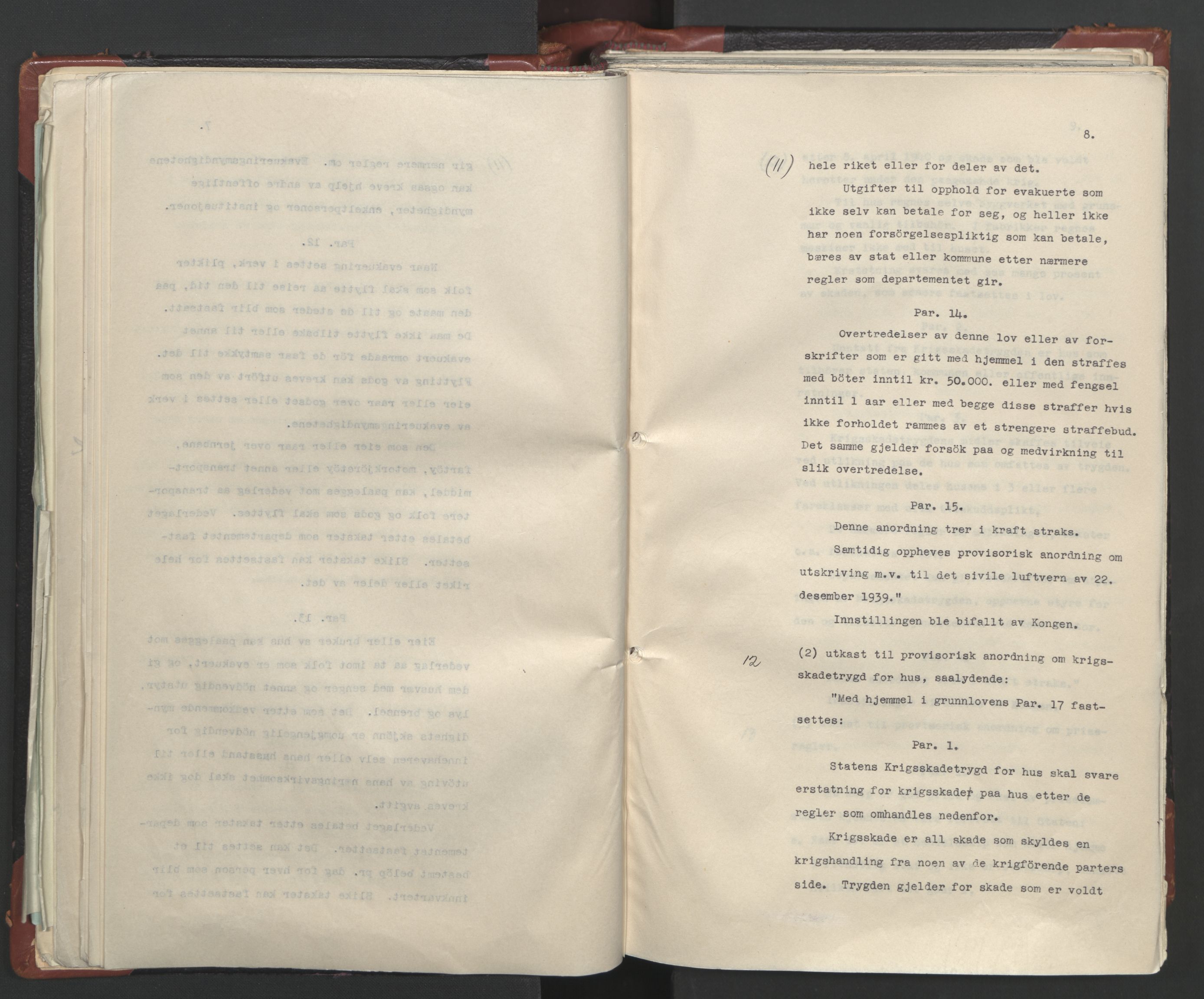 Statsrådssekretariatet, AV/RA-S-1001/A/Ac/L0122: Kgl. res. (9/4) 17/4 1940 -18/12 1942, 1940-1942, p. 29